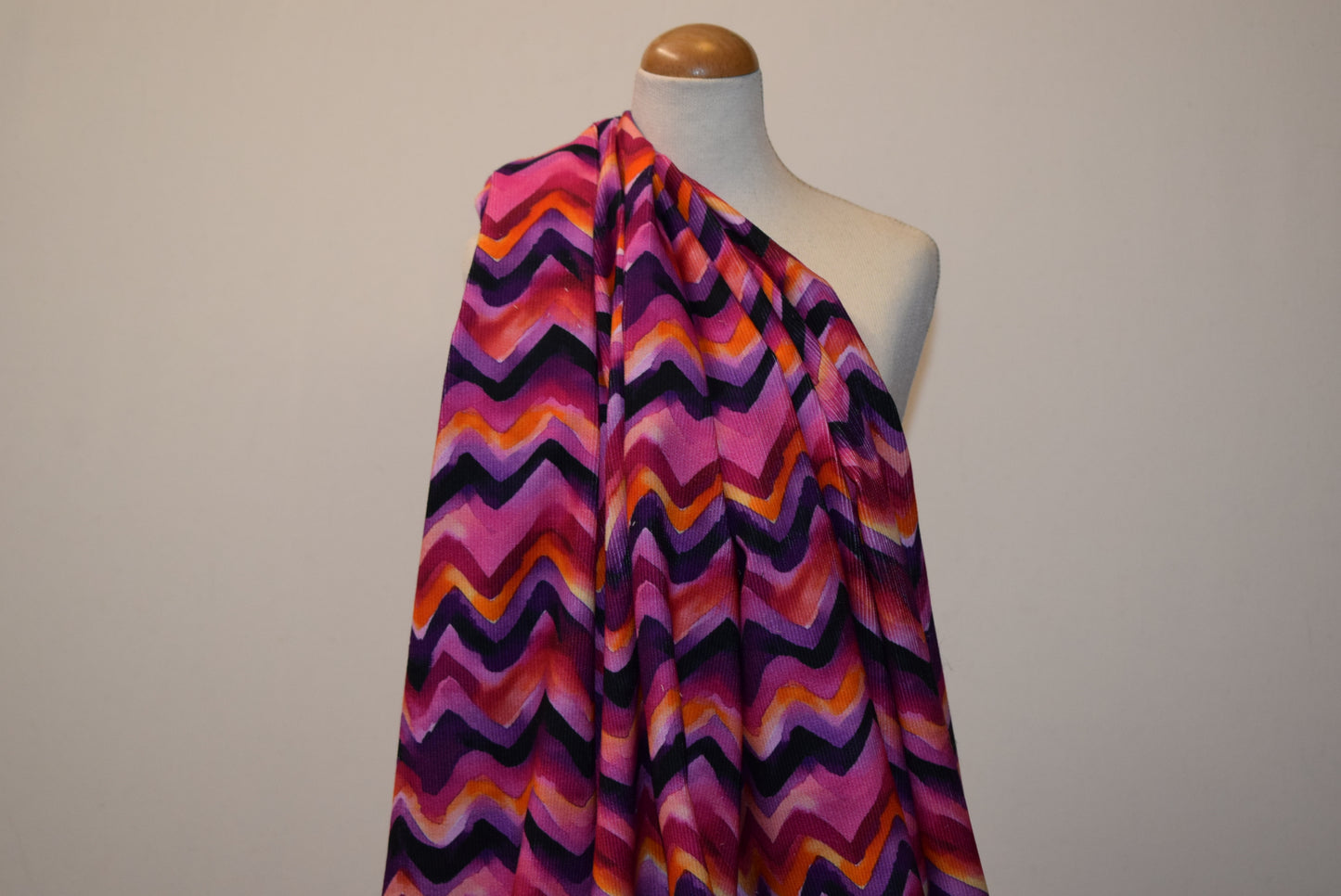 'Little Johnny' Retro Needlecord - Zig Zag