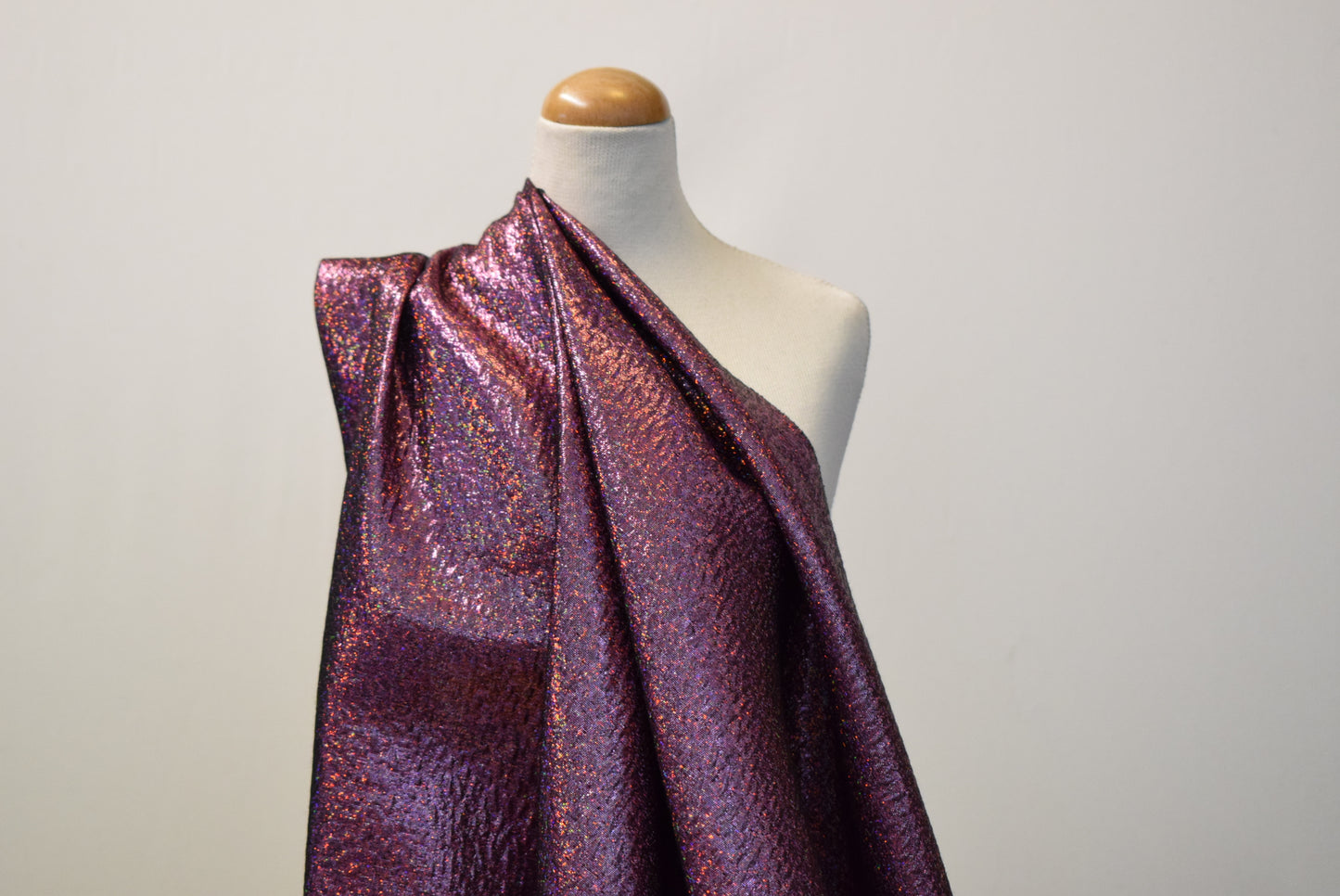 'Starfire' Crinkle Lamé