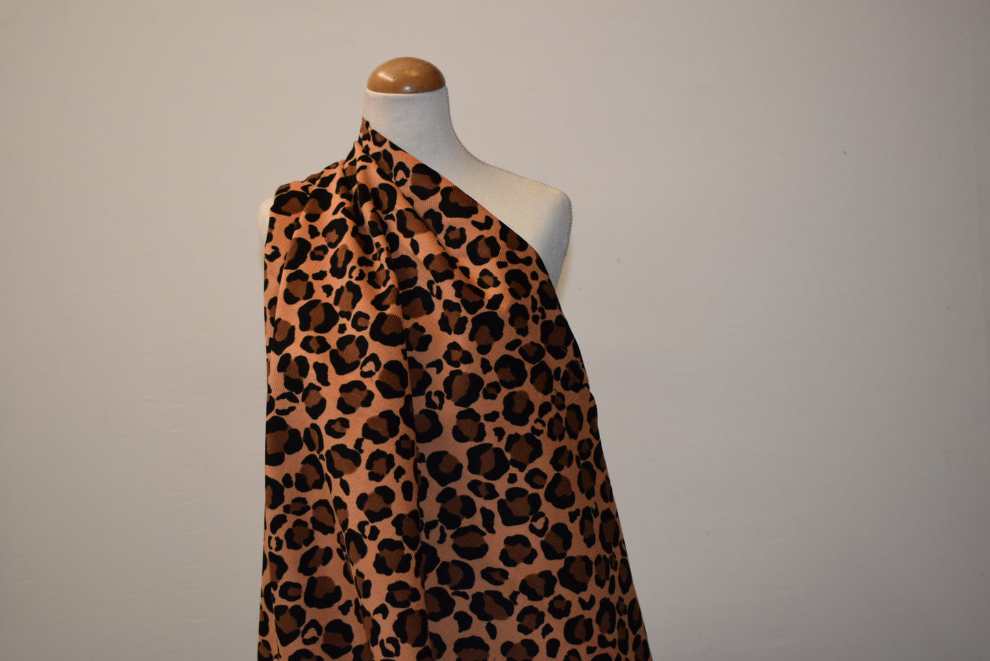 Animal Print Needlecord - Leopard