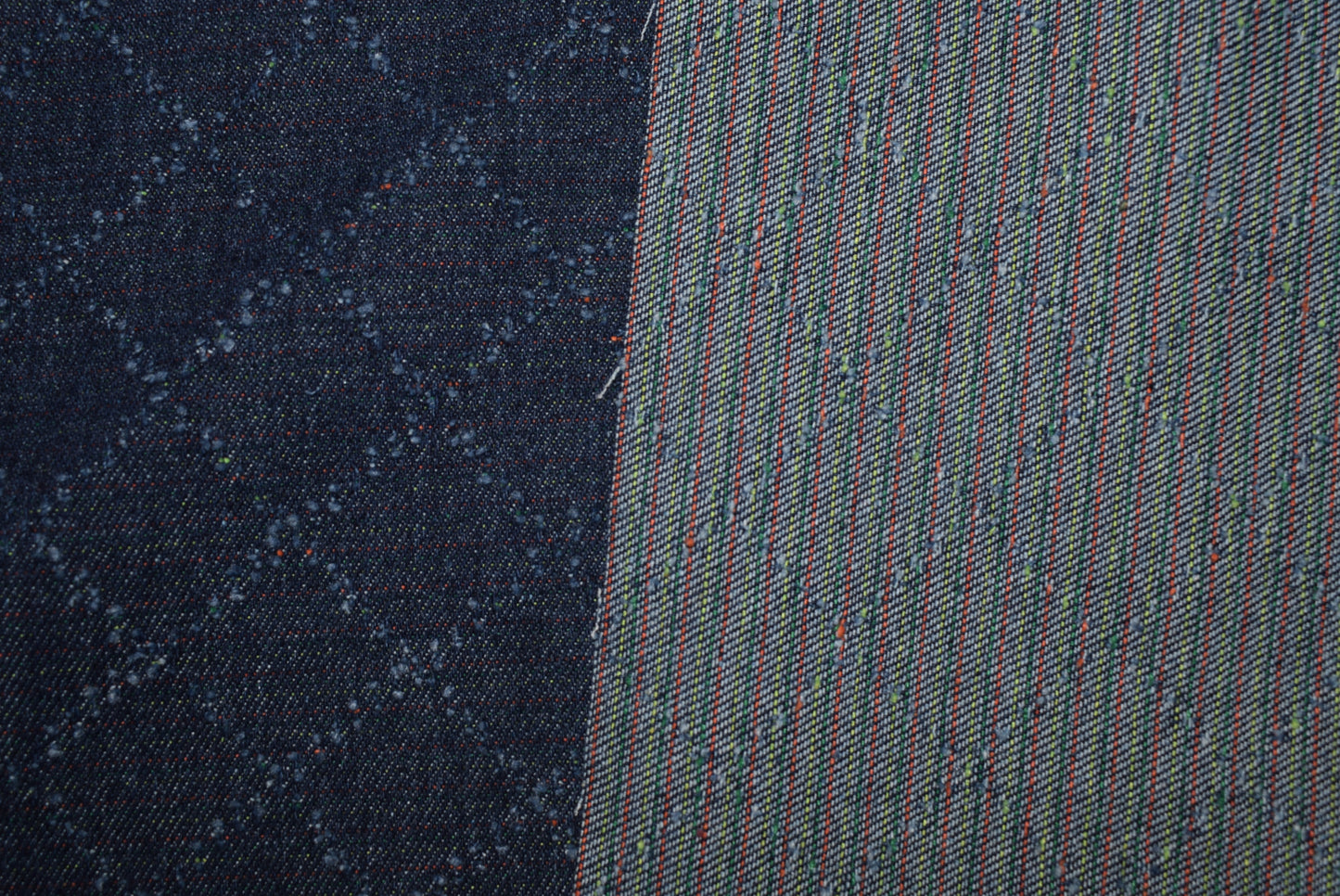 Quilt Effect Poly/Cotton Denim