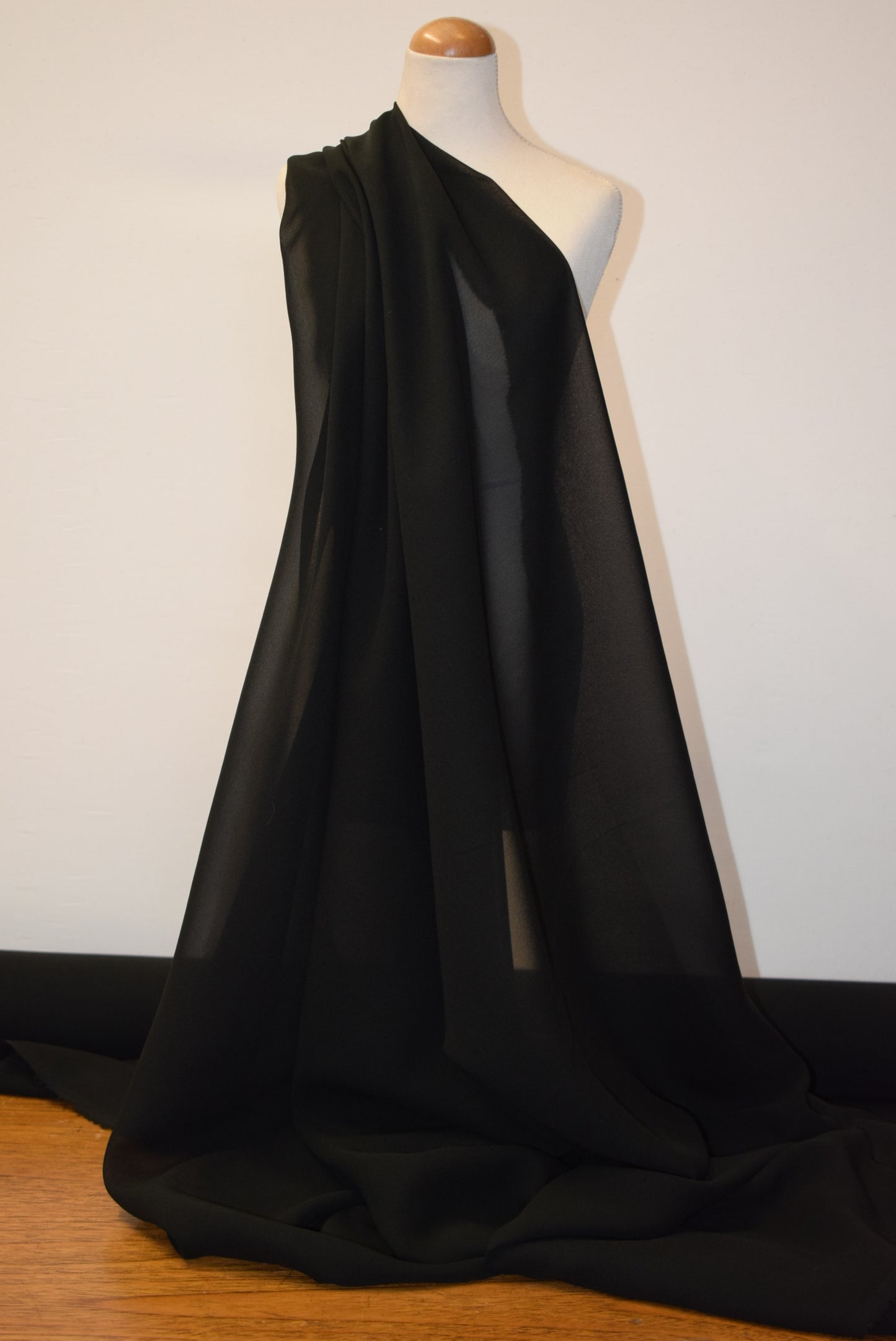 Silk Chiffon - Black
