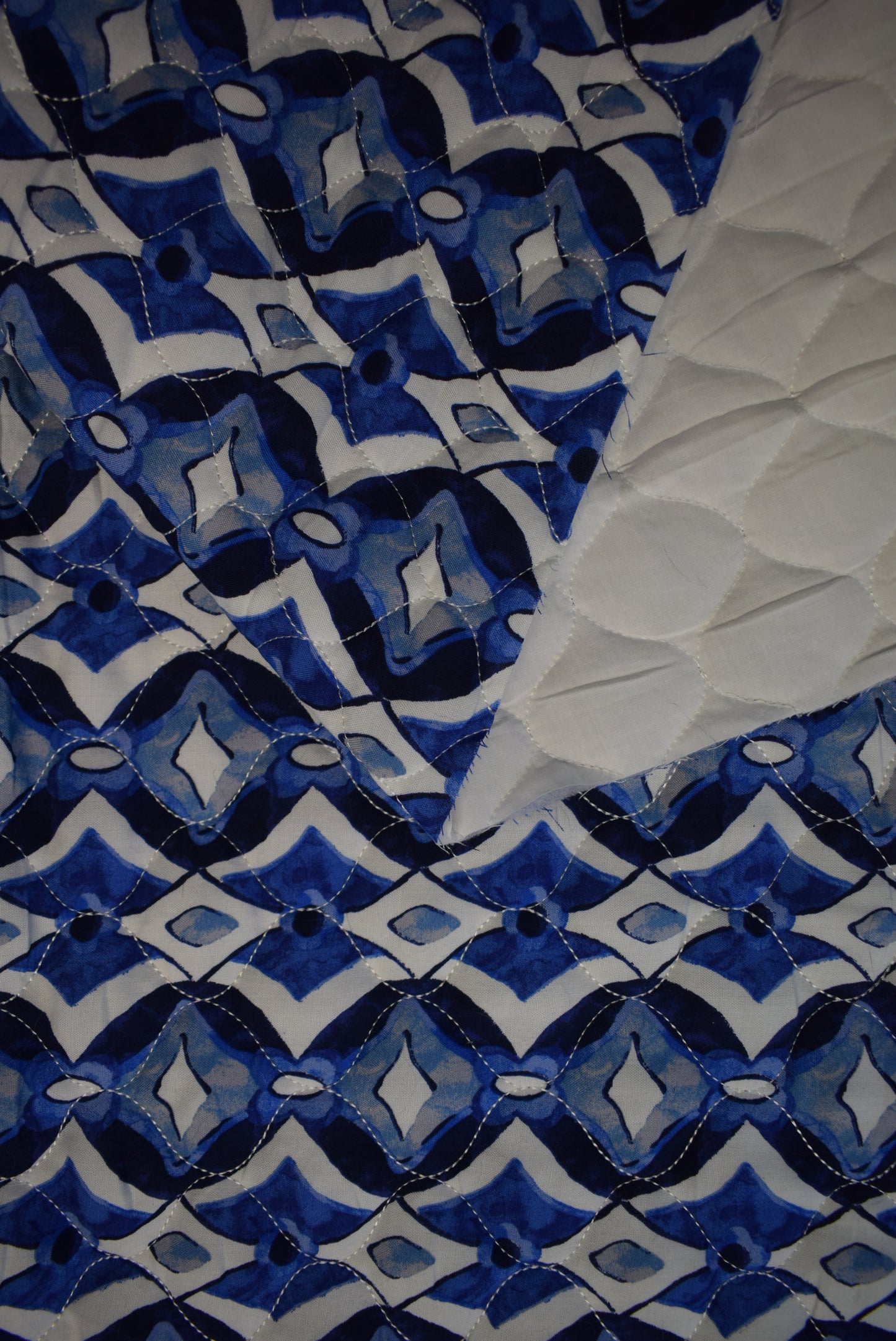Blue Print 'Onion' Quilt