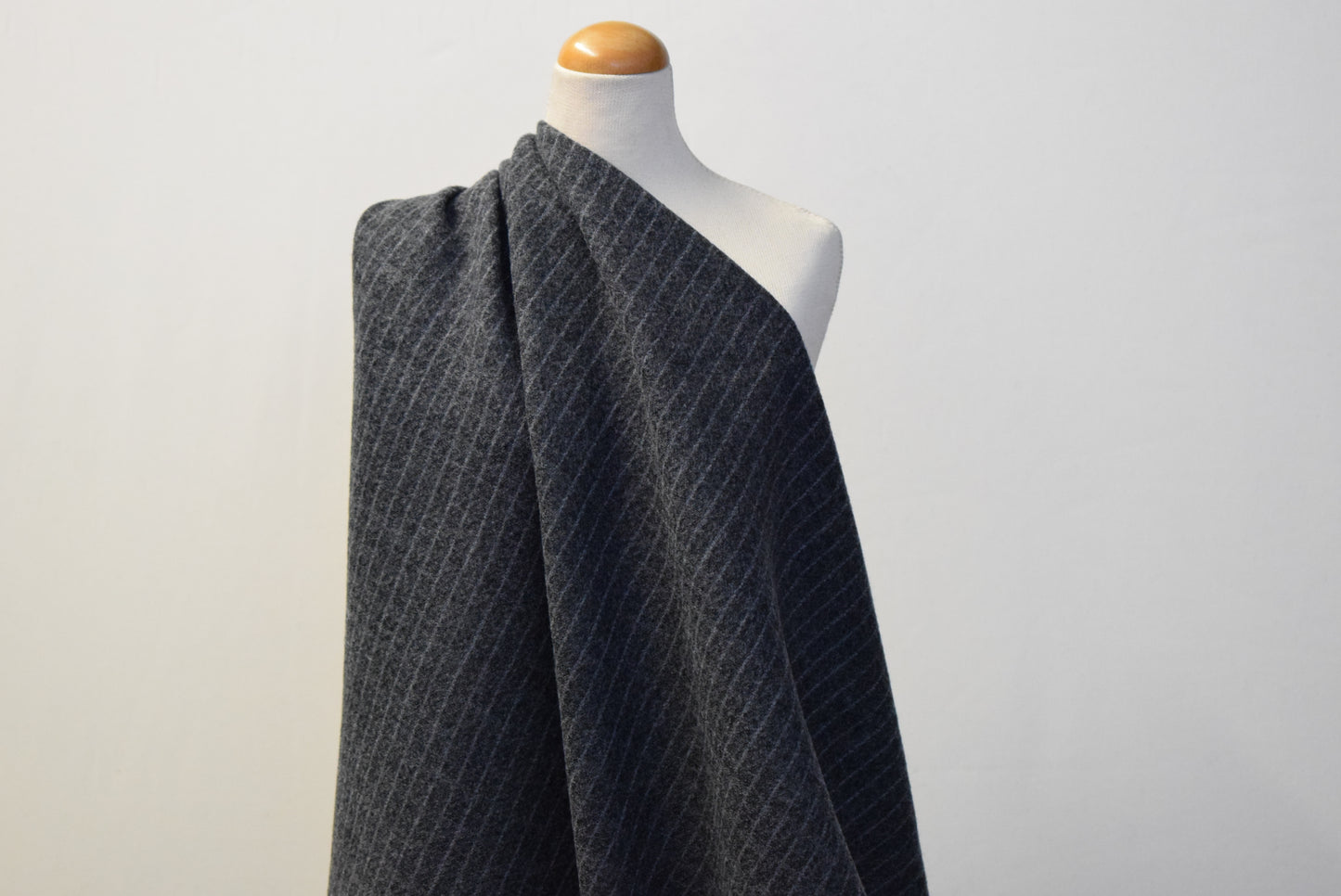 Charcoal Pinstripe Flannel