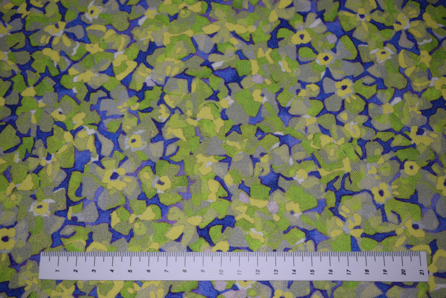 'June' Twill Print - Green