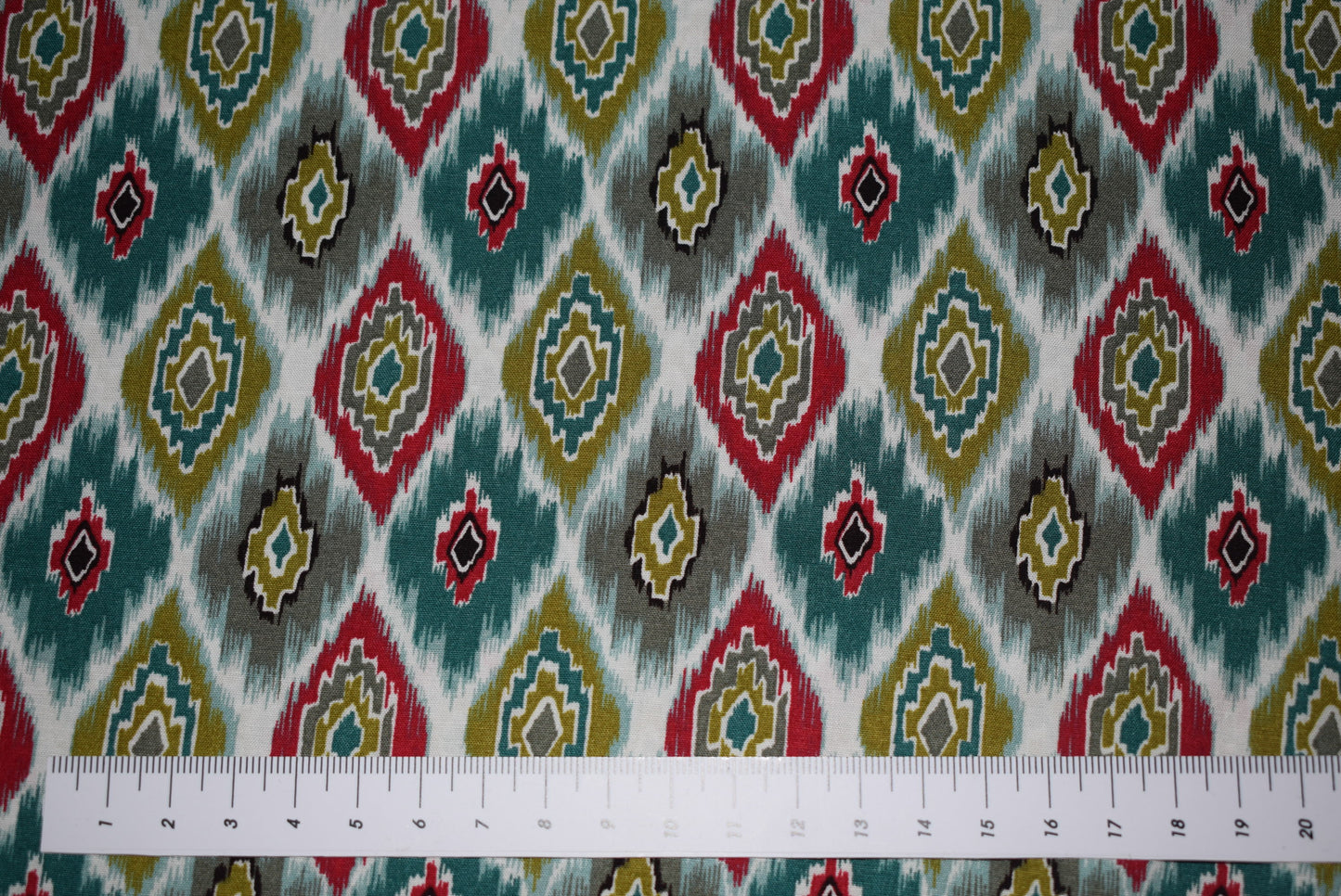 'Ikat' Print Javannaise - Red