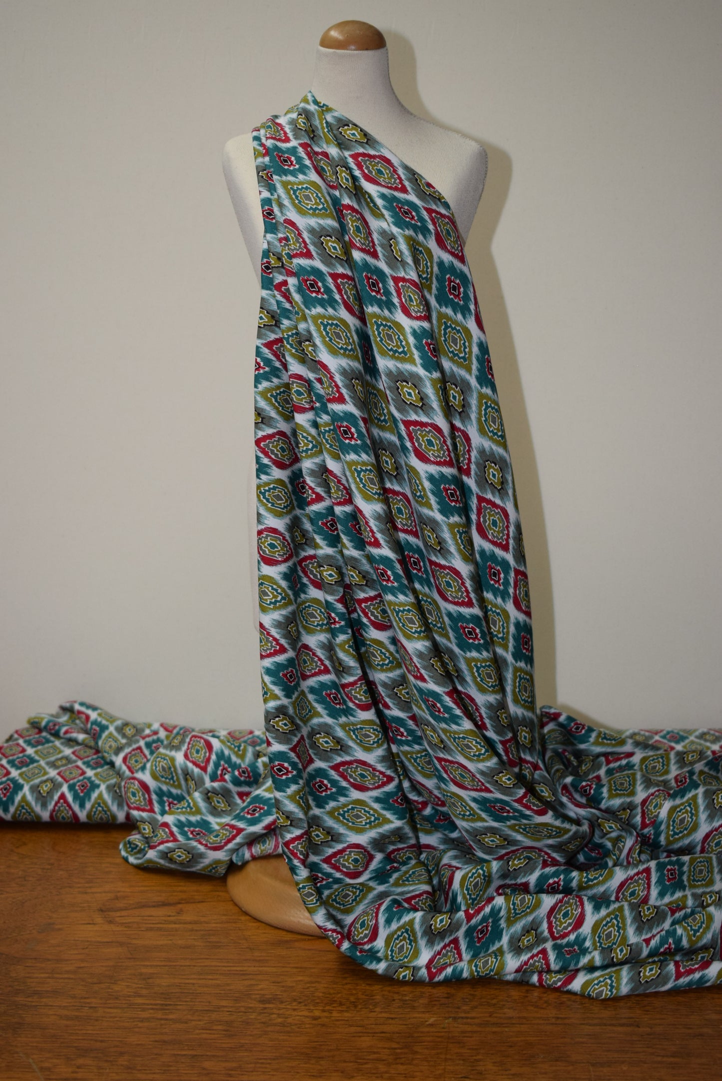 'Ikat' Print Javannaise - Red