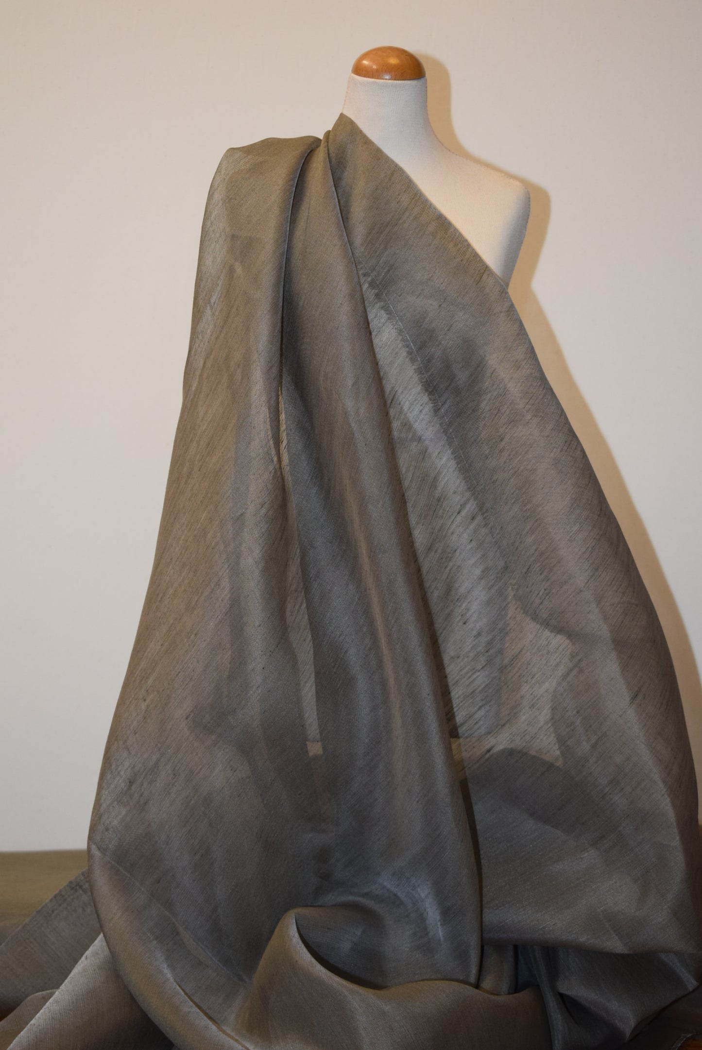 Platinum Linen/ Silk Muslin