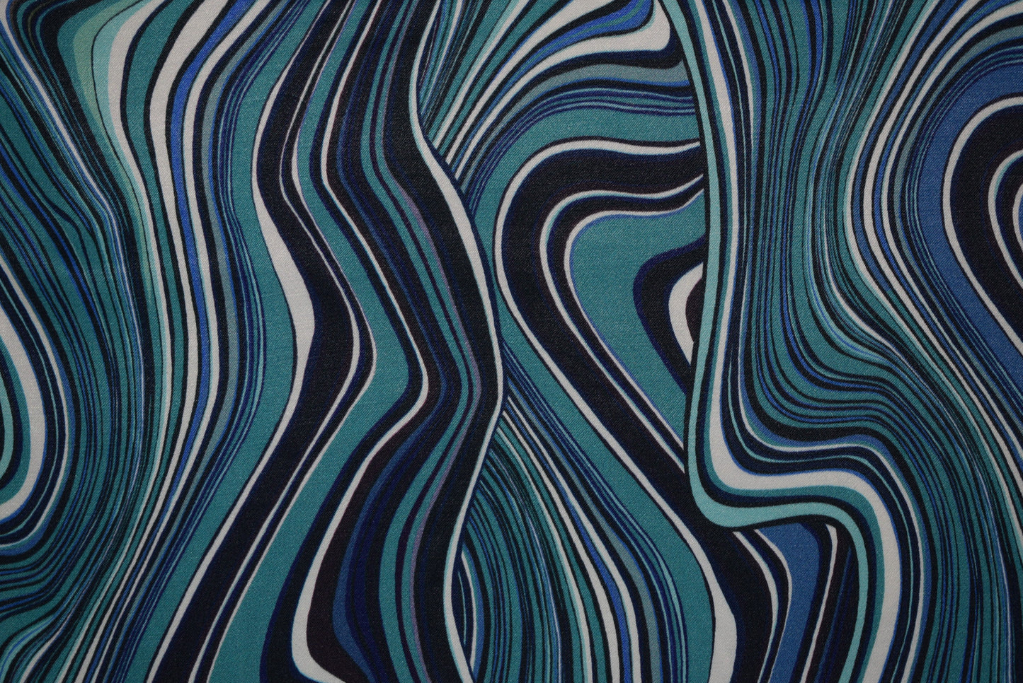 'Flow' Satin Print