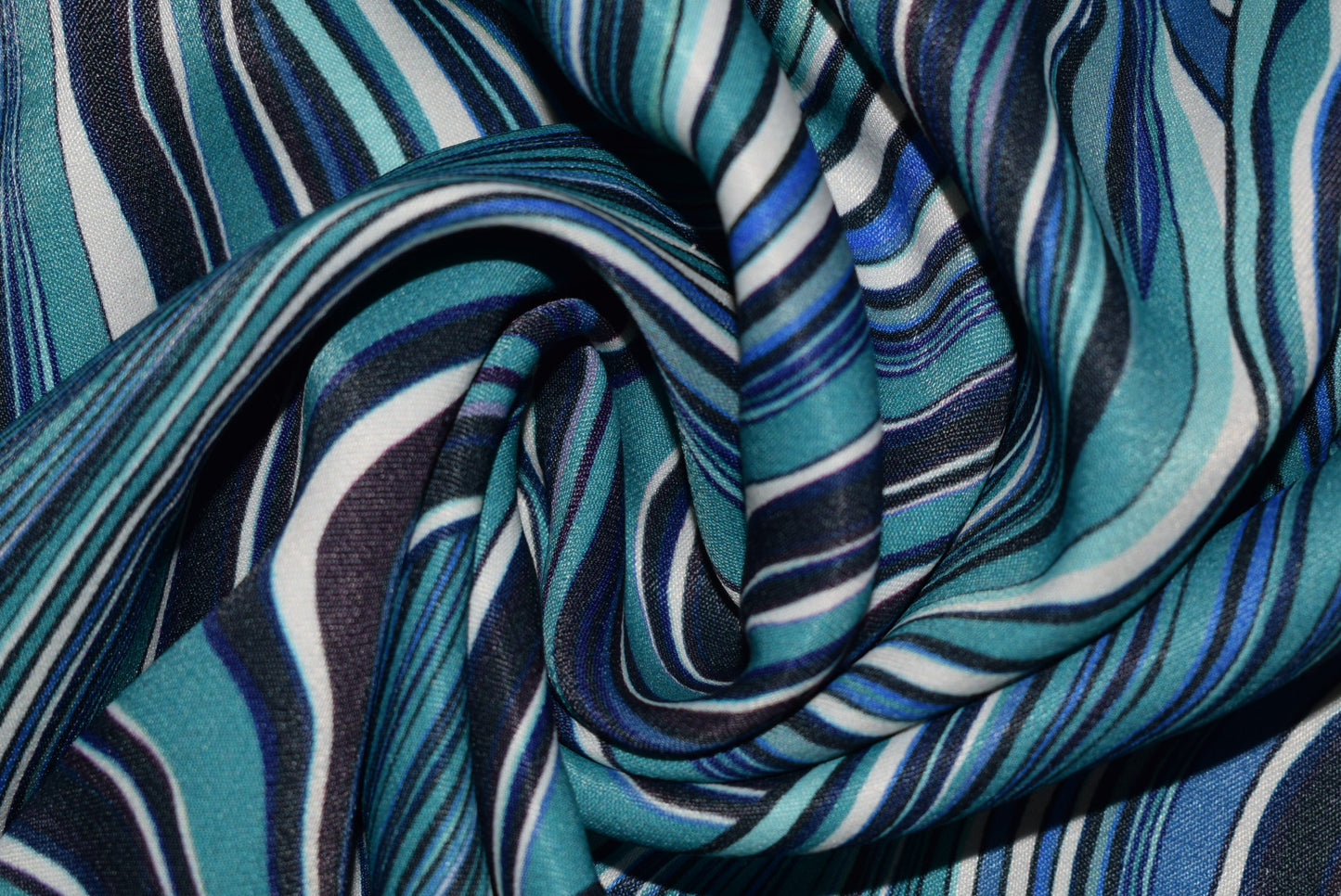 'Flow' Satin Print