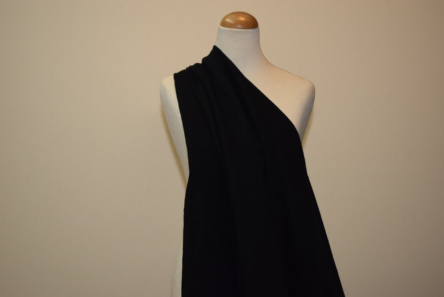 Crinkle Crepe - Black