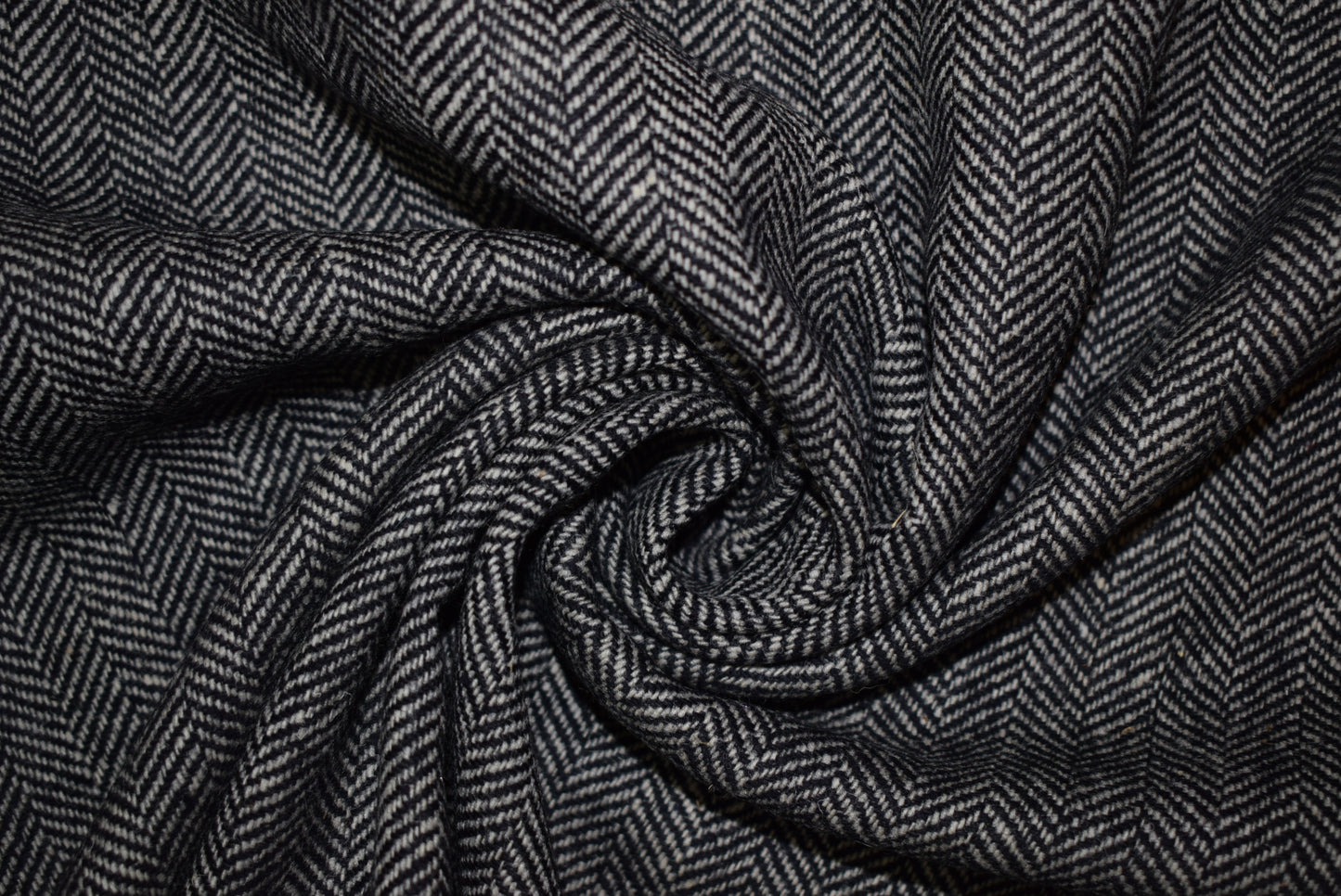 Black & White Herringbone