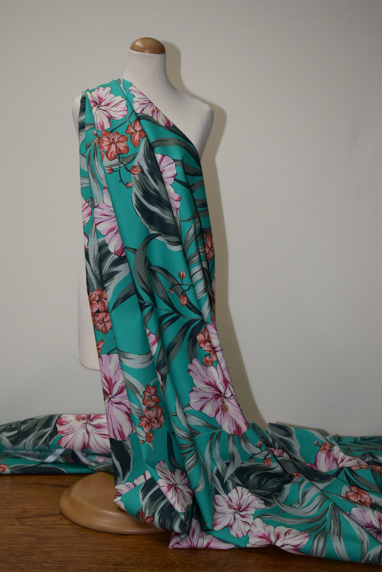 'Tahiti' Poplin - Jade
