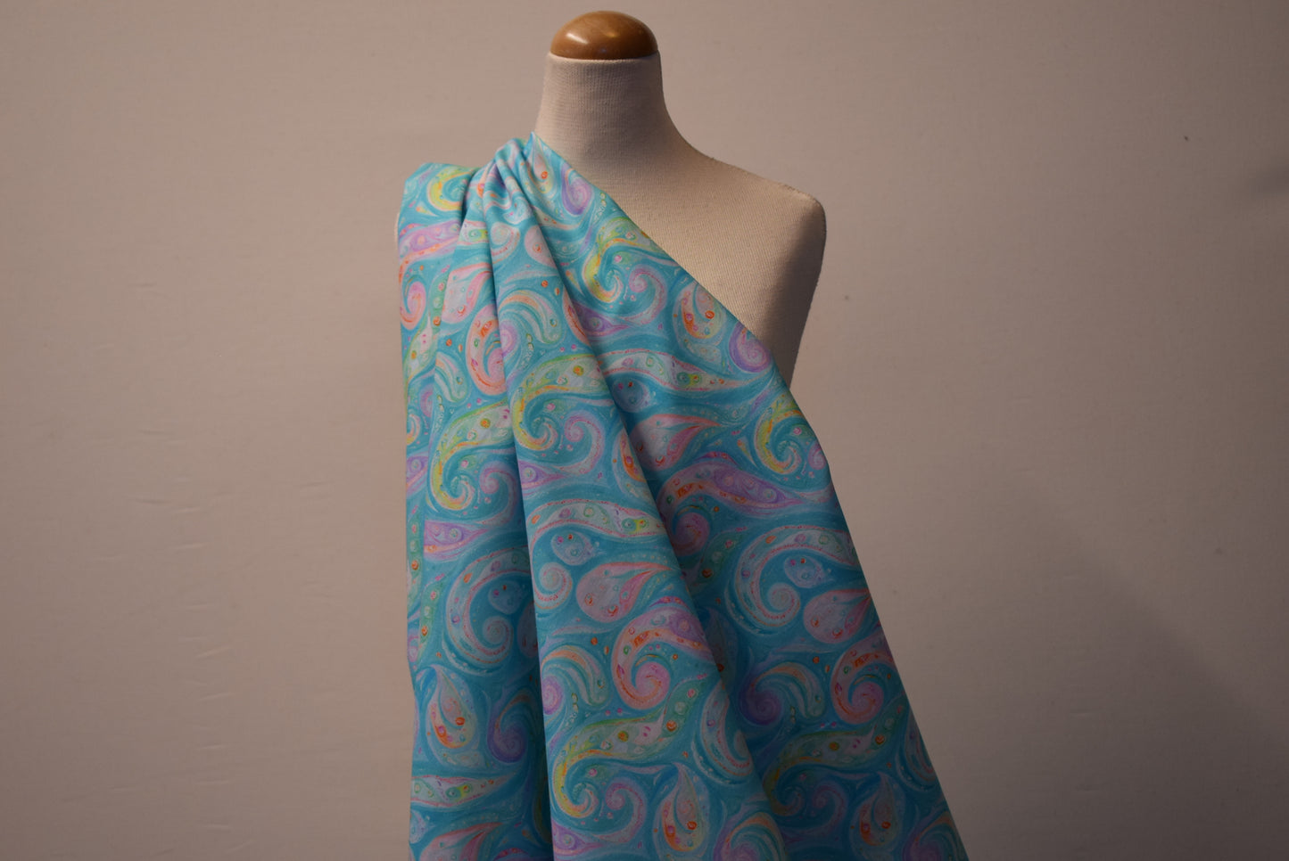 Aqua Paisley