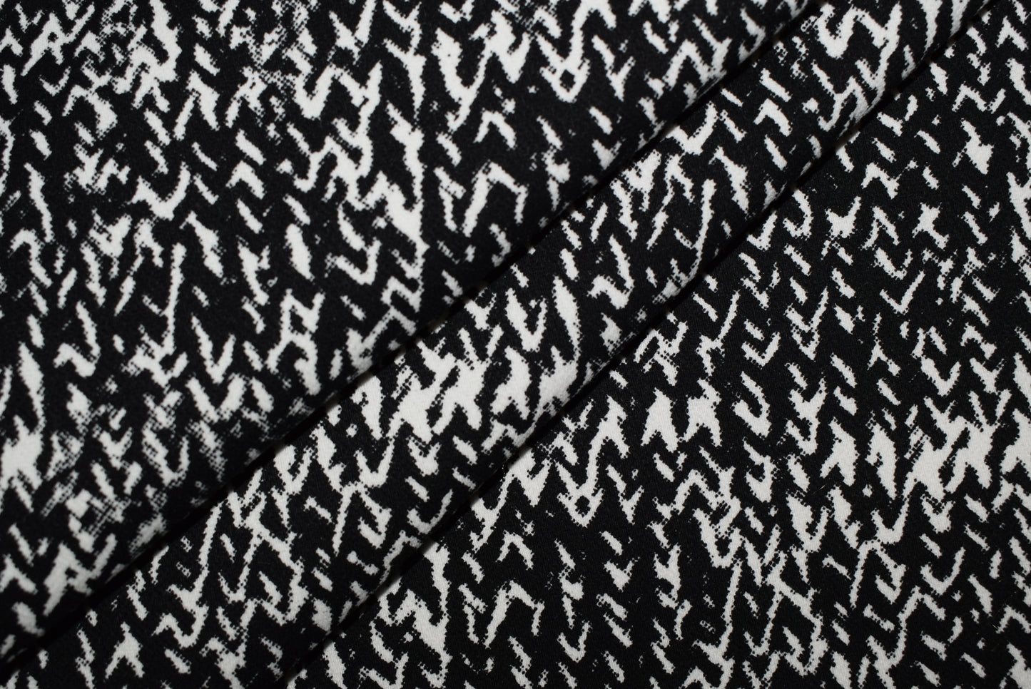 'Knit-Effect' Brushed Stretch