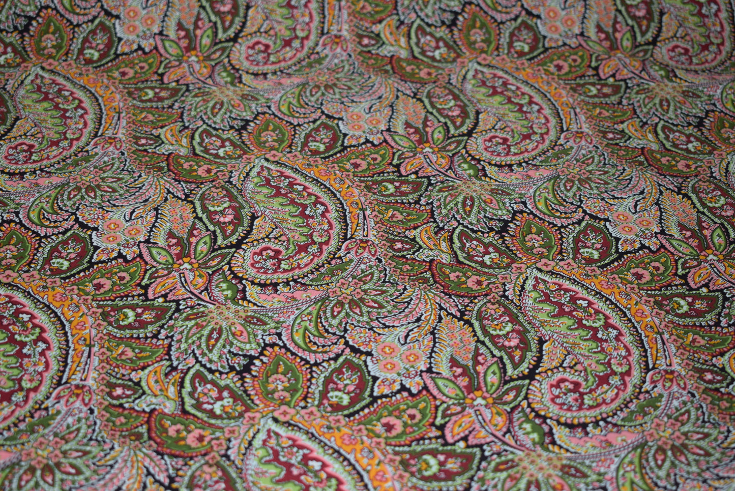 Pima Paisley Lawn - Olive