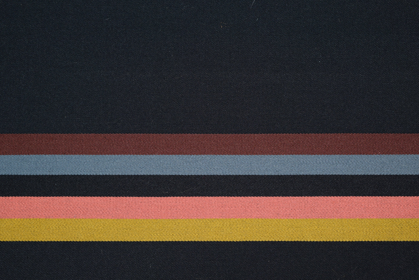 Navy Designer Stripe Showerproof