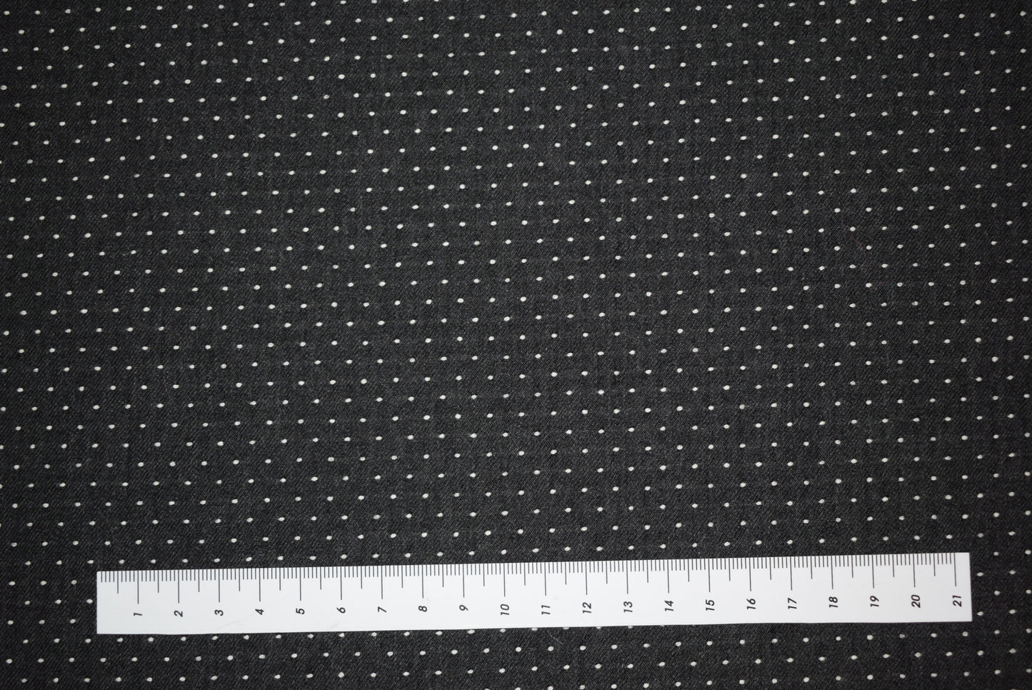 Grey Crinkle Woven Dot
