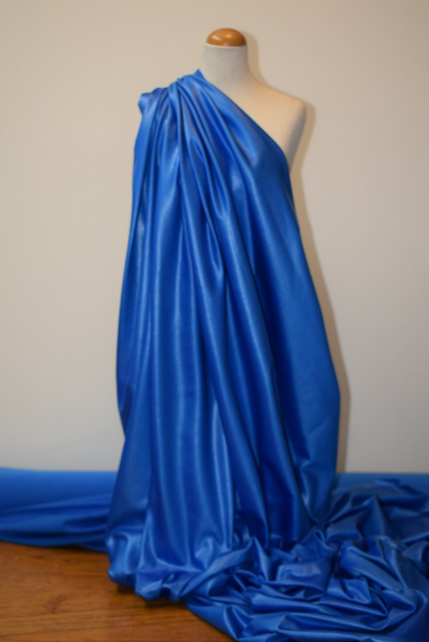 Wet Look 'Lycra' - Electric Blue