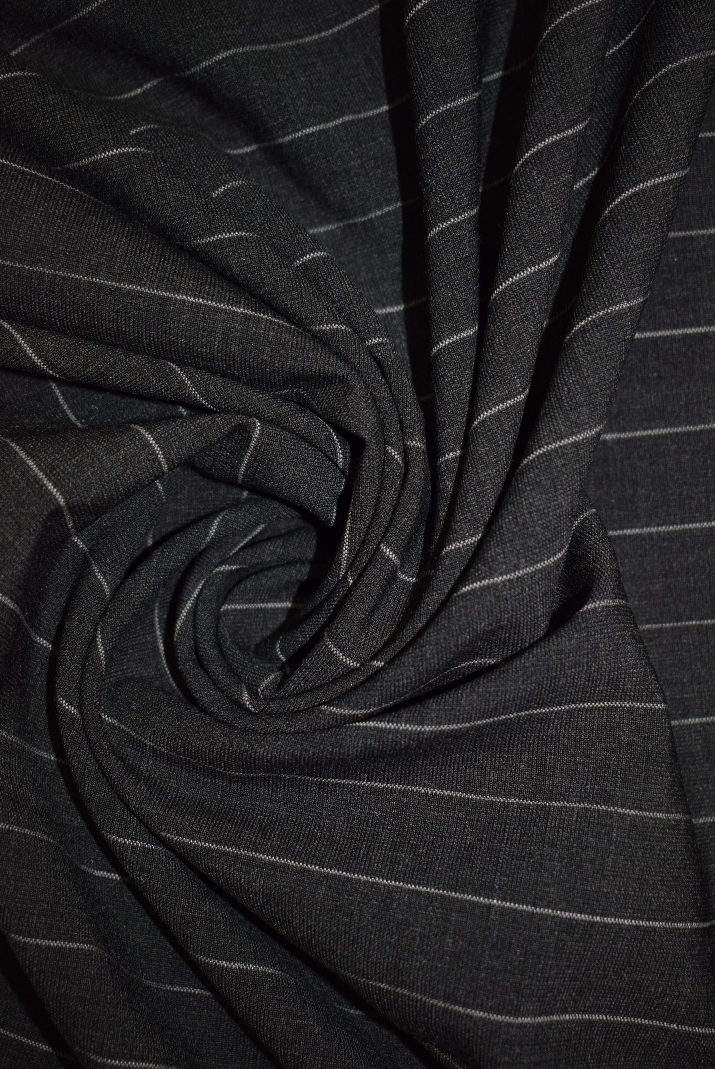 Charcoal Pinstripe Suiting