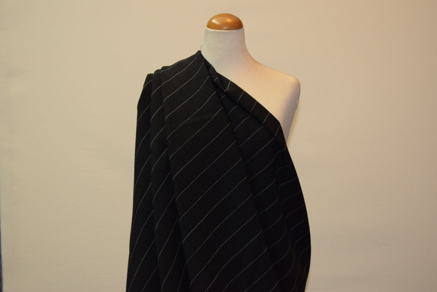 Charcoal Pinstripe Suiting