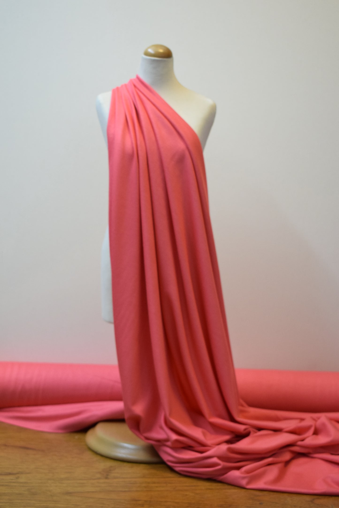 Viscose Jersey - Bright Coral