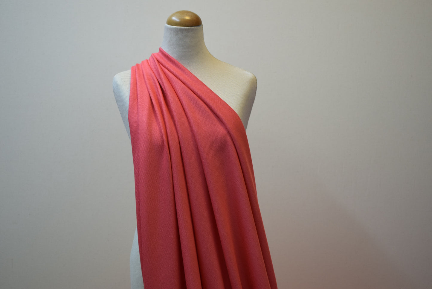 Viscose Jersey - Bright Coral