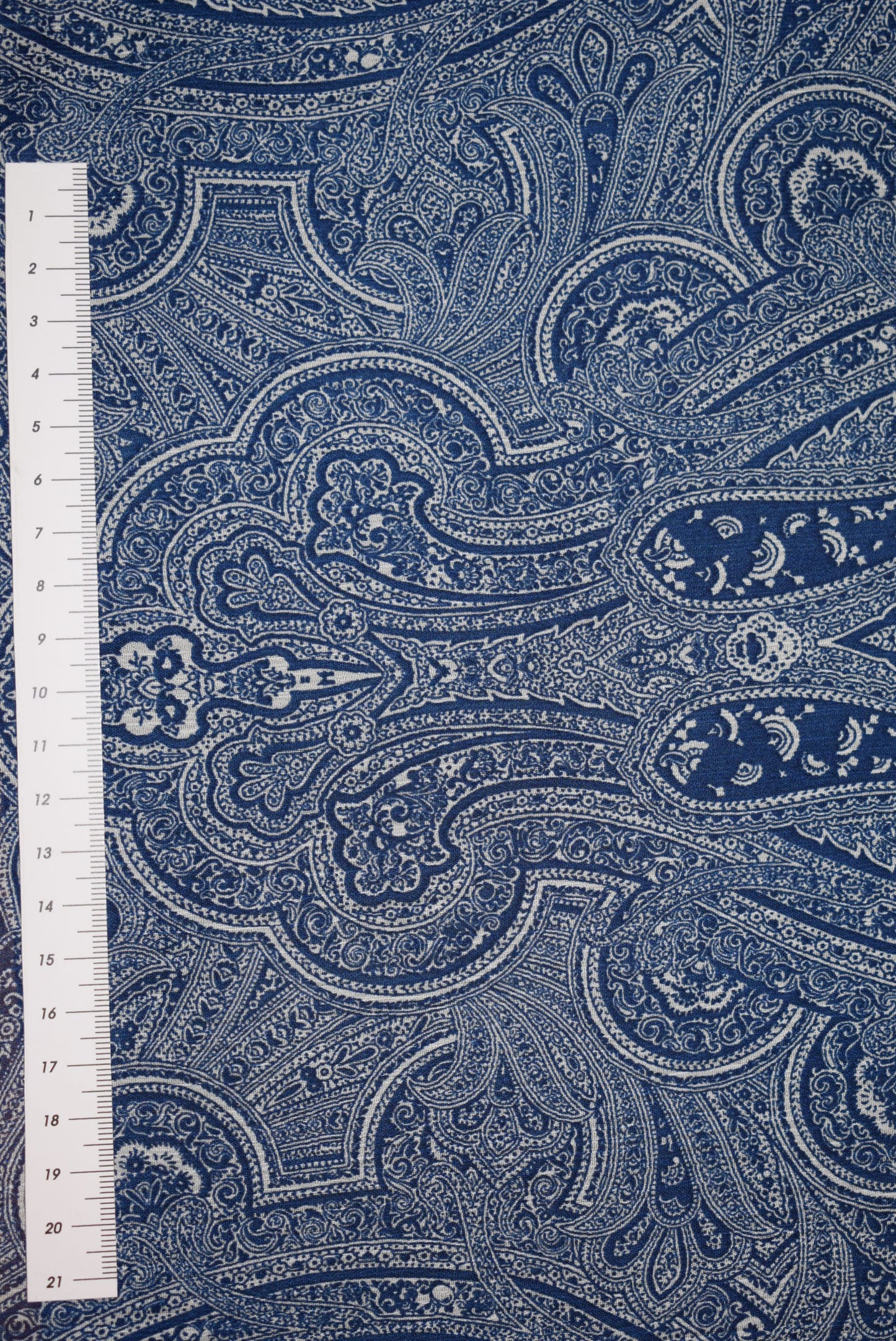 Paisley Georgette - Blue