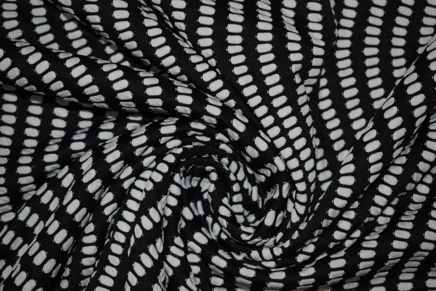 Wavy Dot Jacquard Jersey