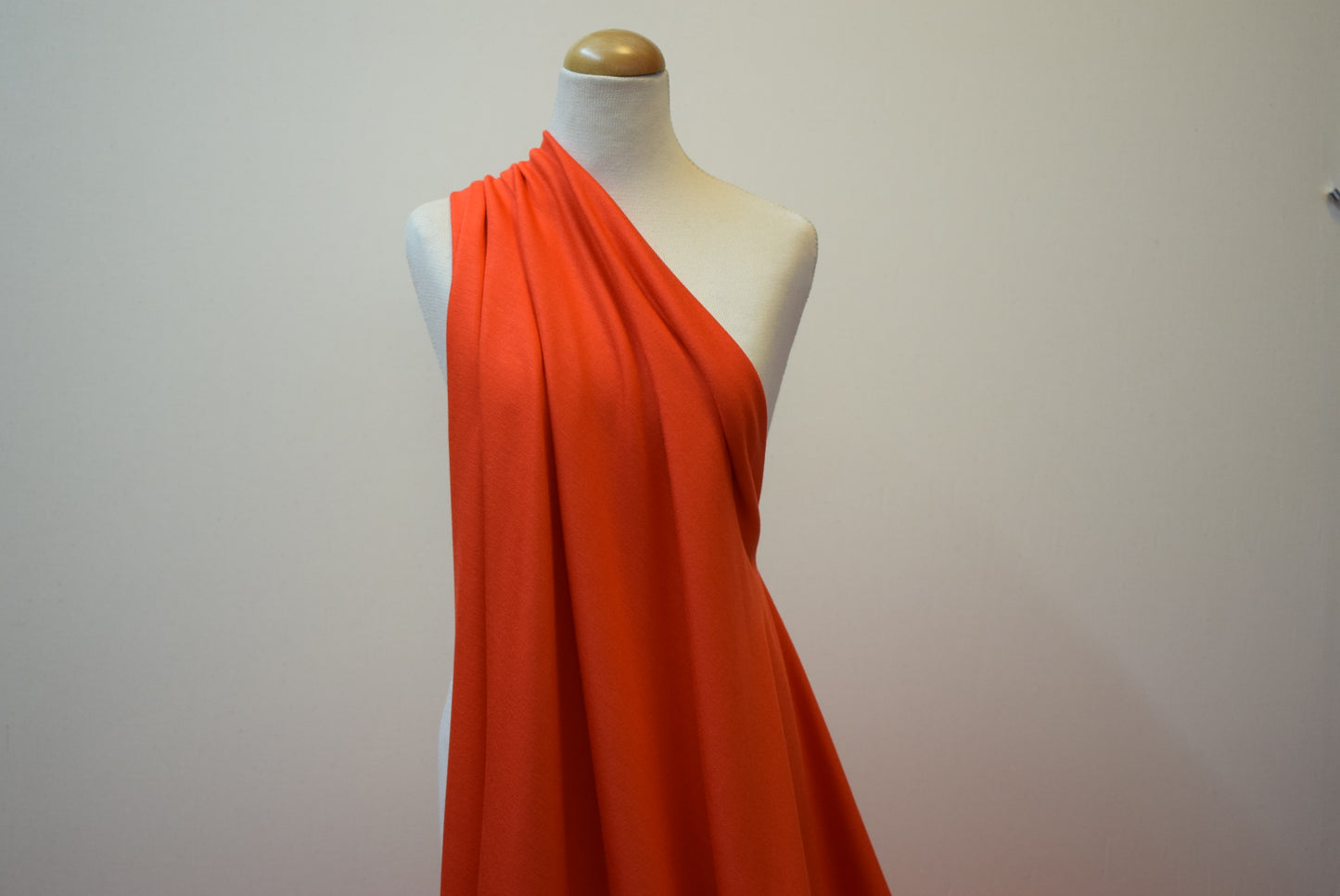 Silky Jersey - Flame Red