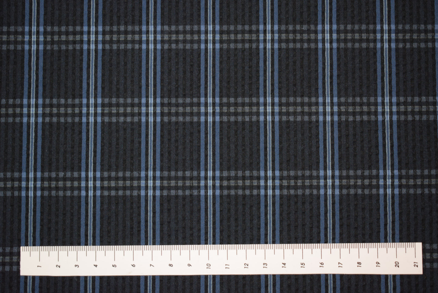 'Boston' Checked Seersucker