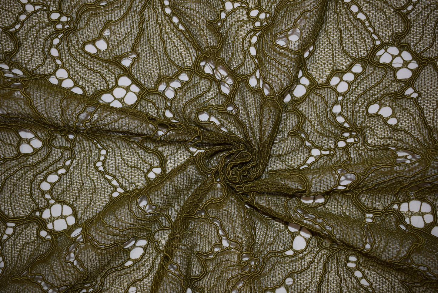 Chartreuse Corded Lace