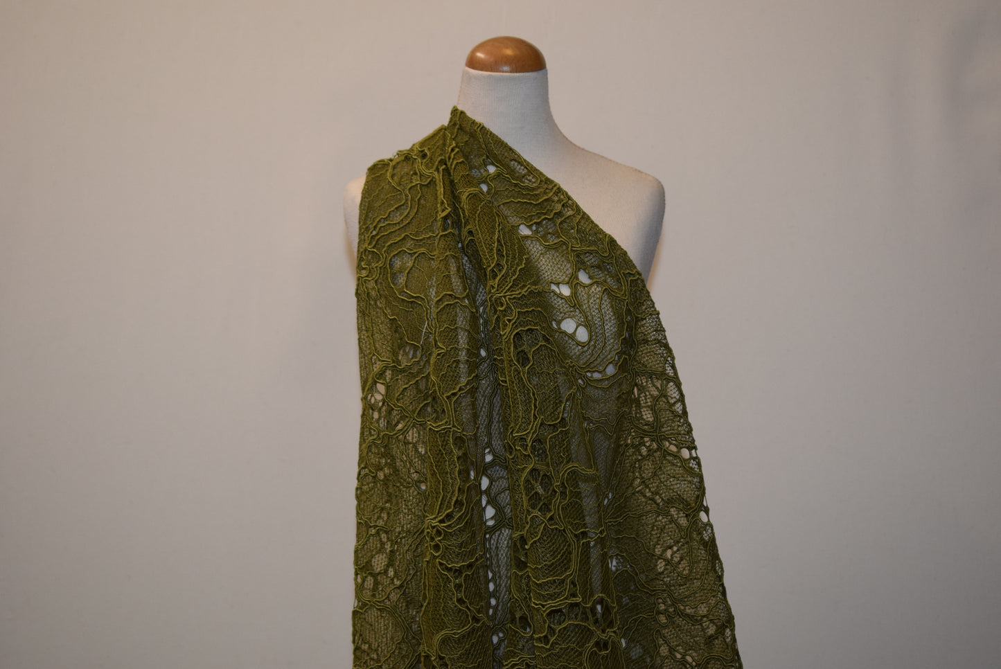 Chartreuse Corded Lace