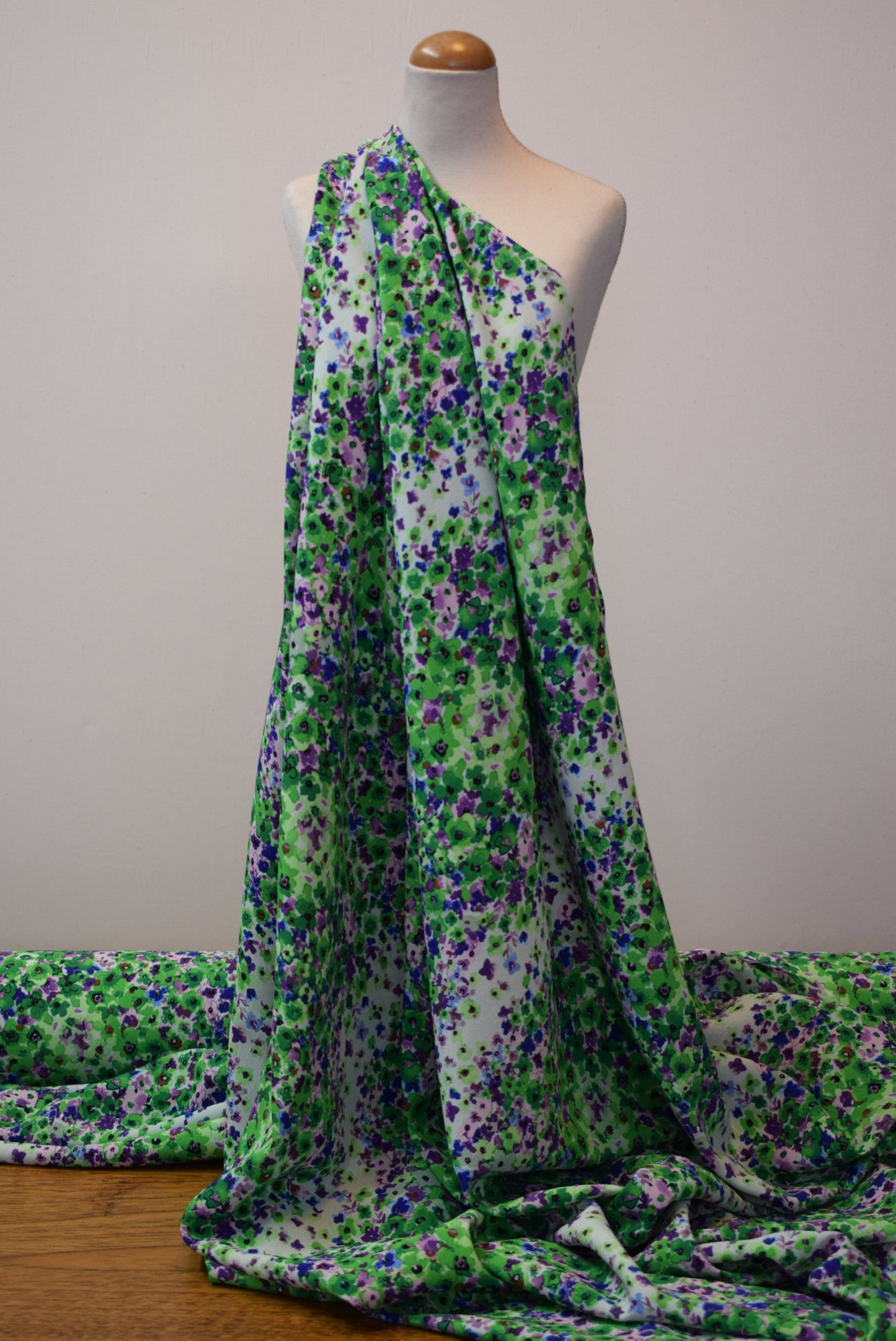 Floral Cascade - Green