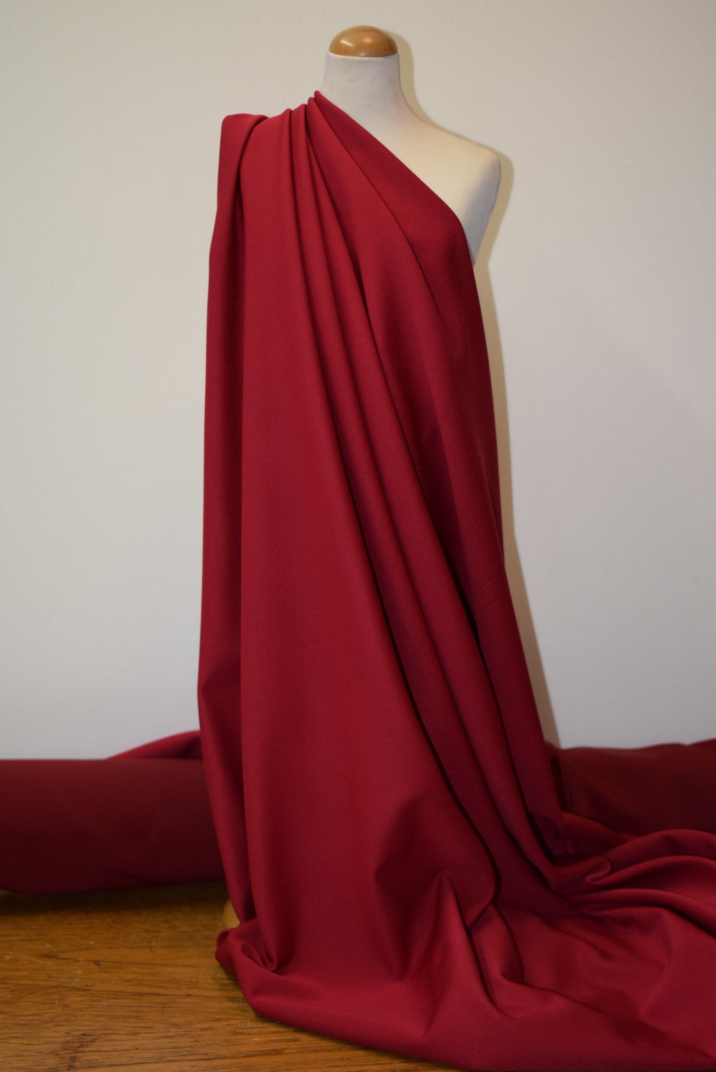 Spandex Suiting - Cherry