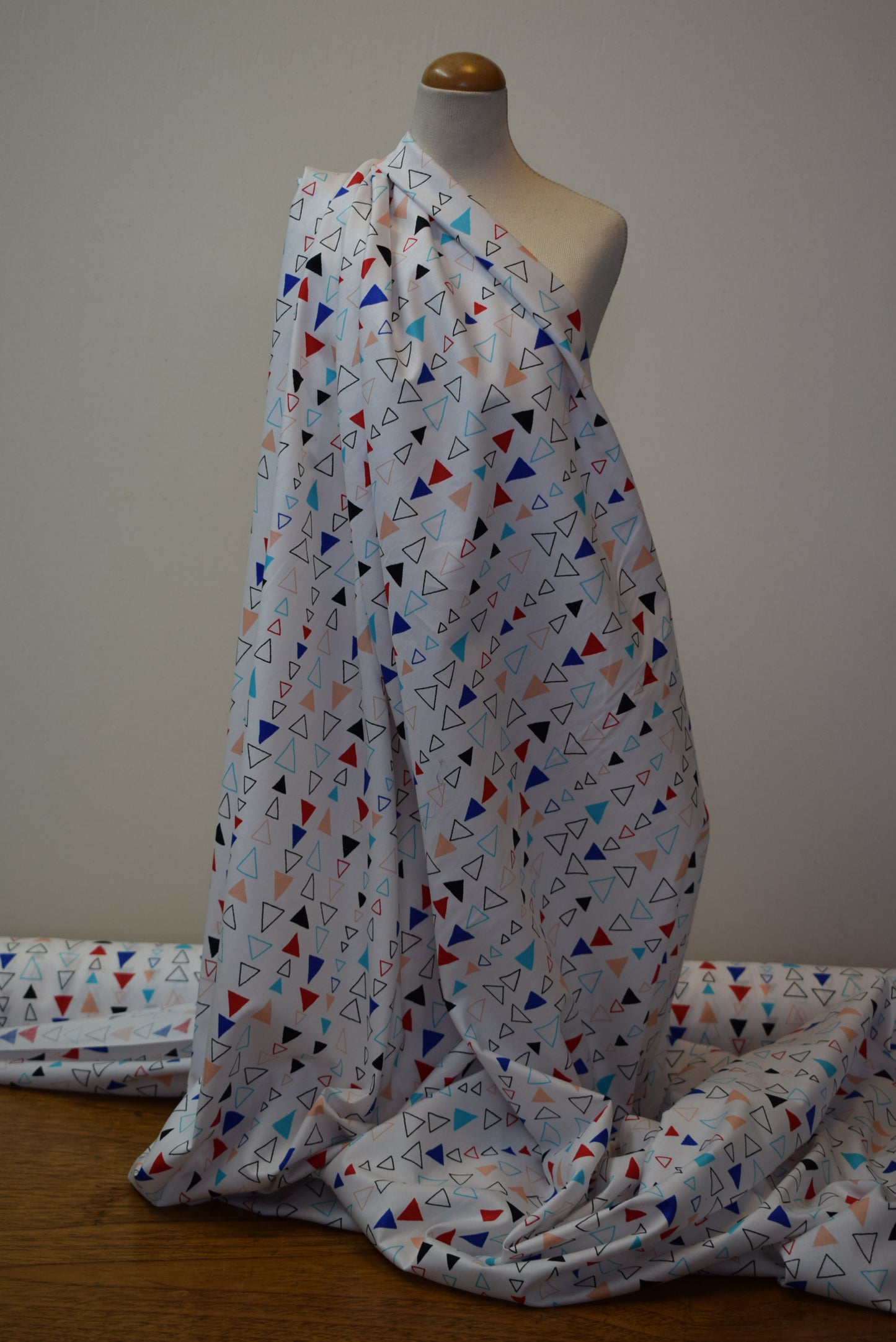 'Triangles' Poplin