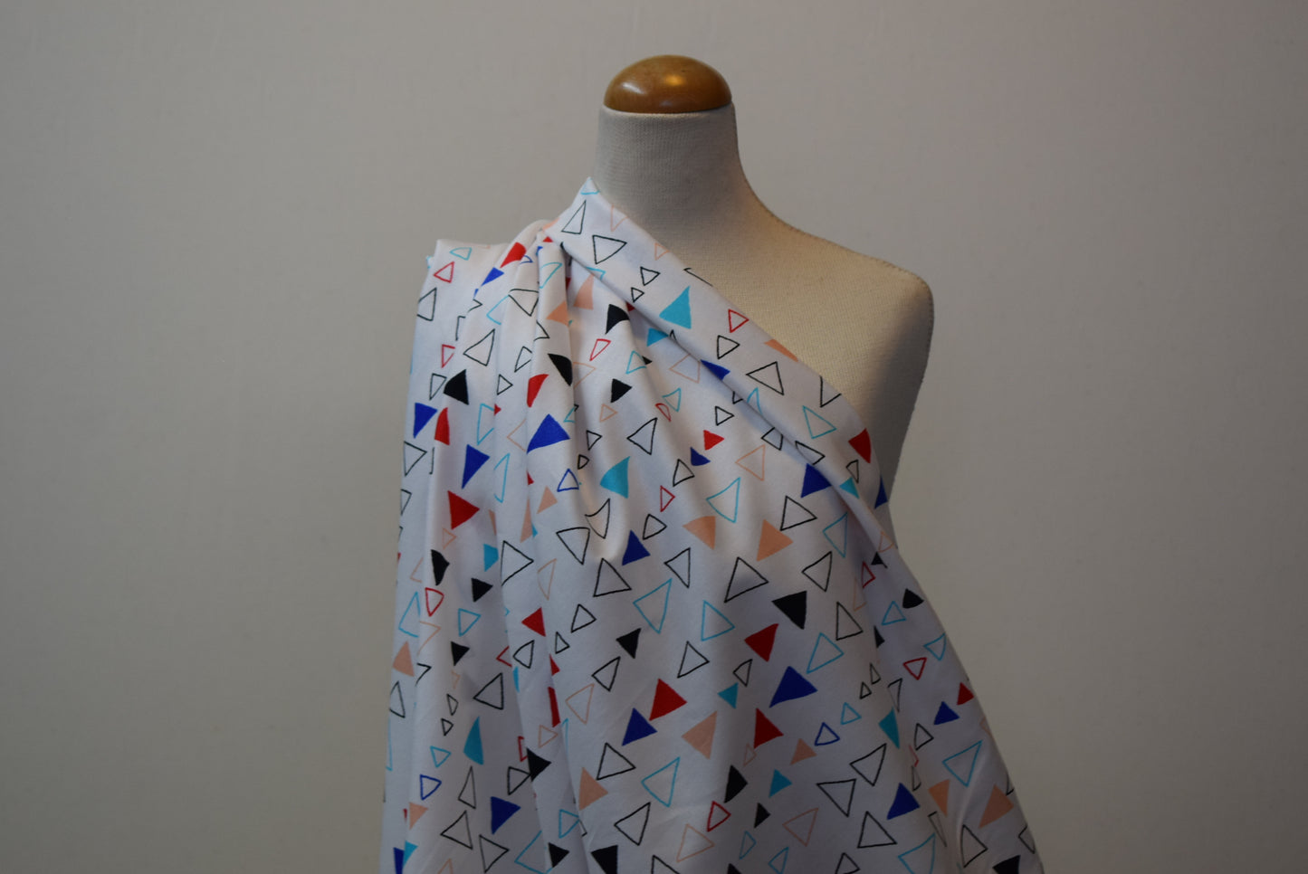 'Triangles' Poplin