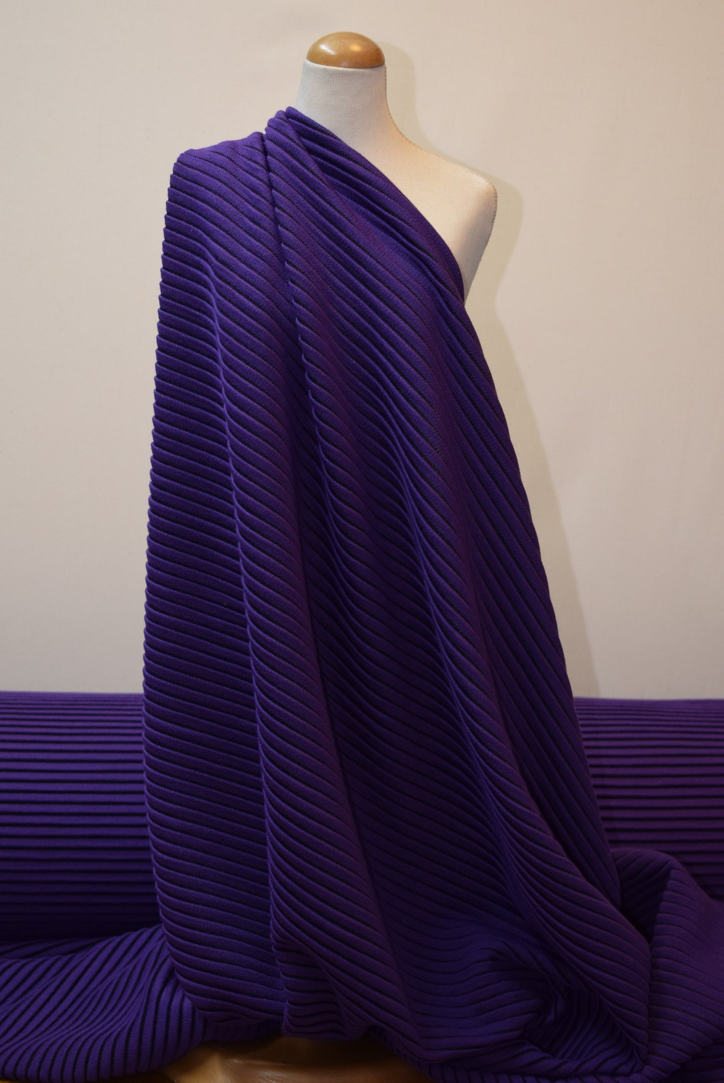 Purple Ribbed Jersey