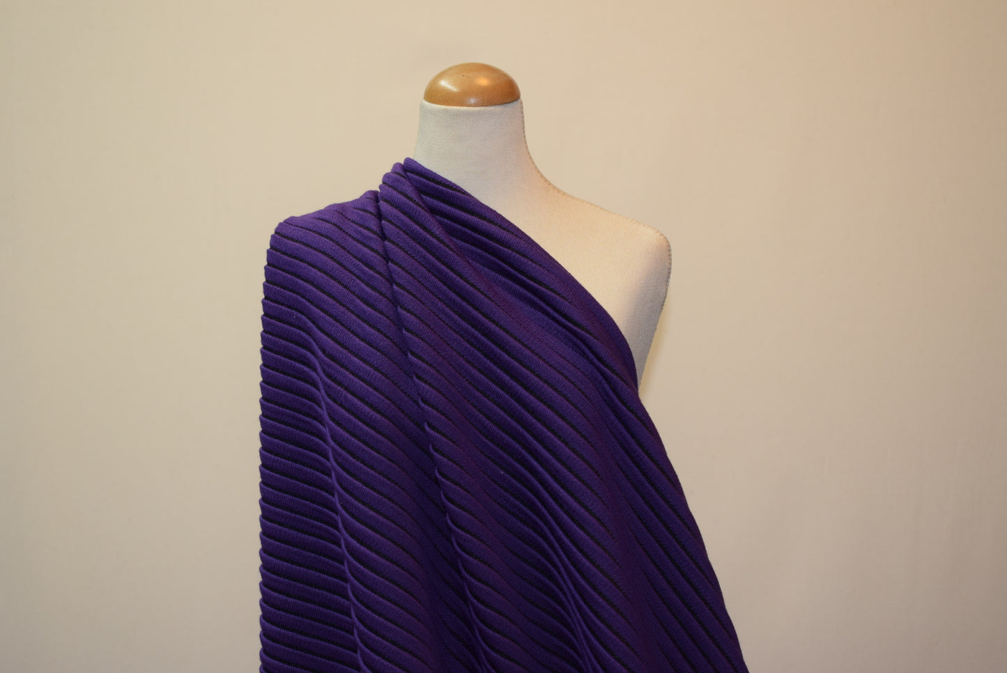 Purple Ribbed Jersey