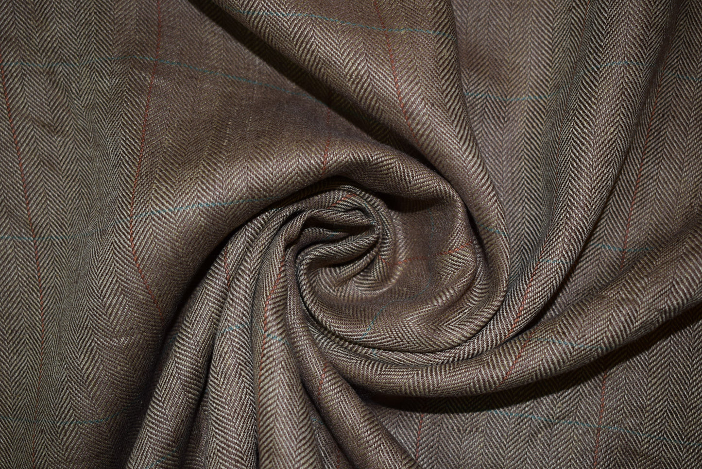 Herringbone Check Linen