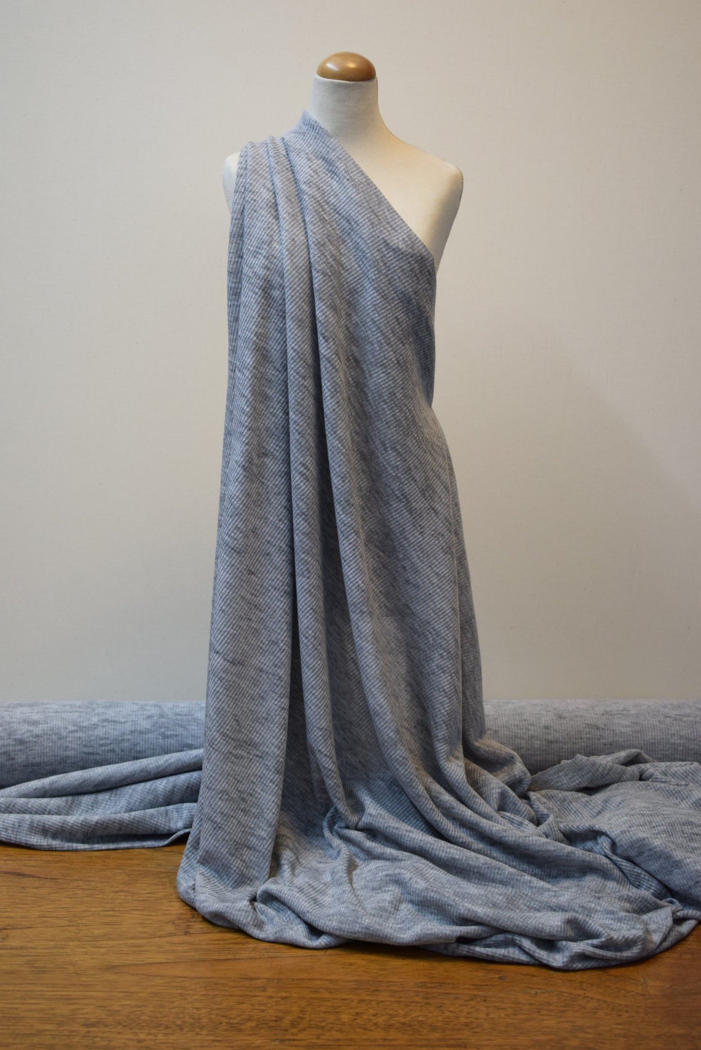 Fine Grey Marl Knit