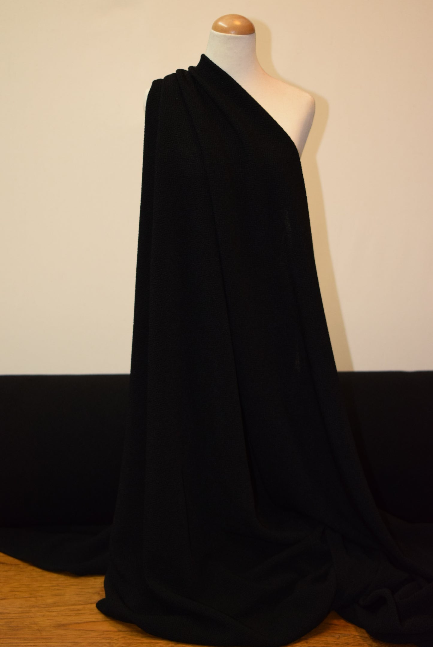 Black Pavé Soft Jersey