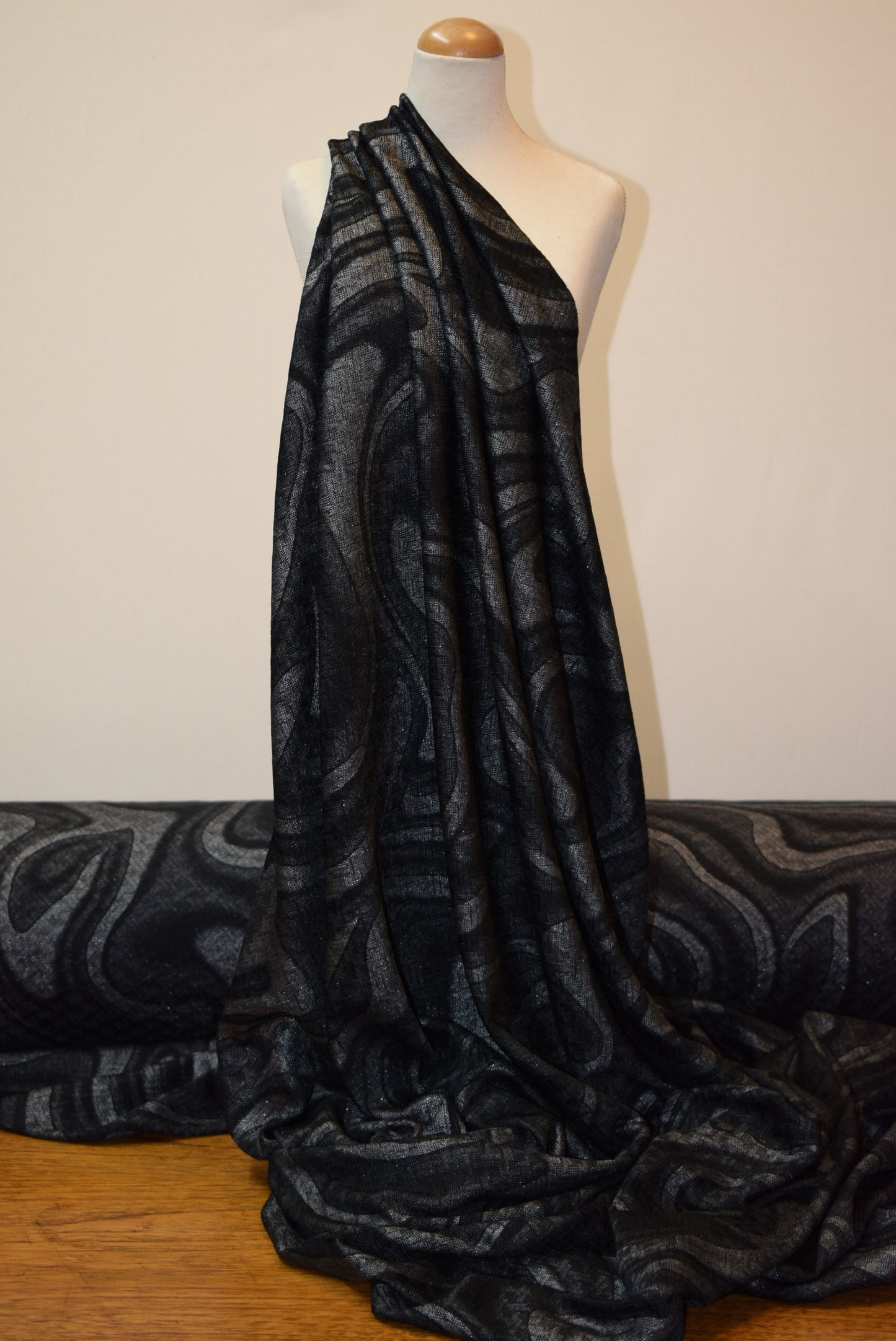 Swirly Jacquard Jersey