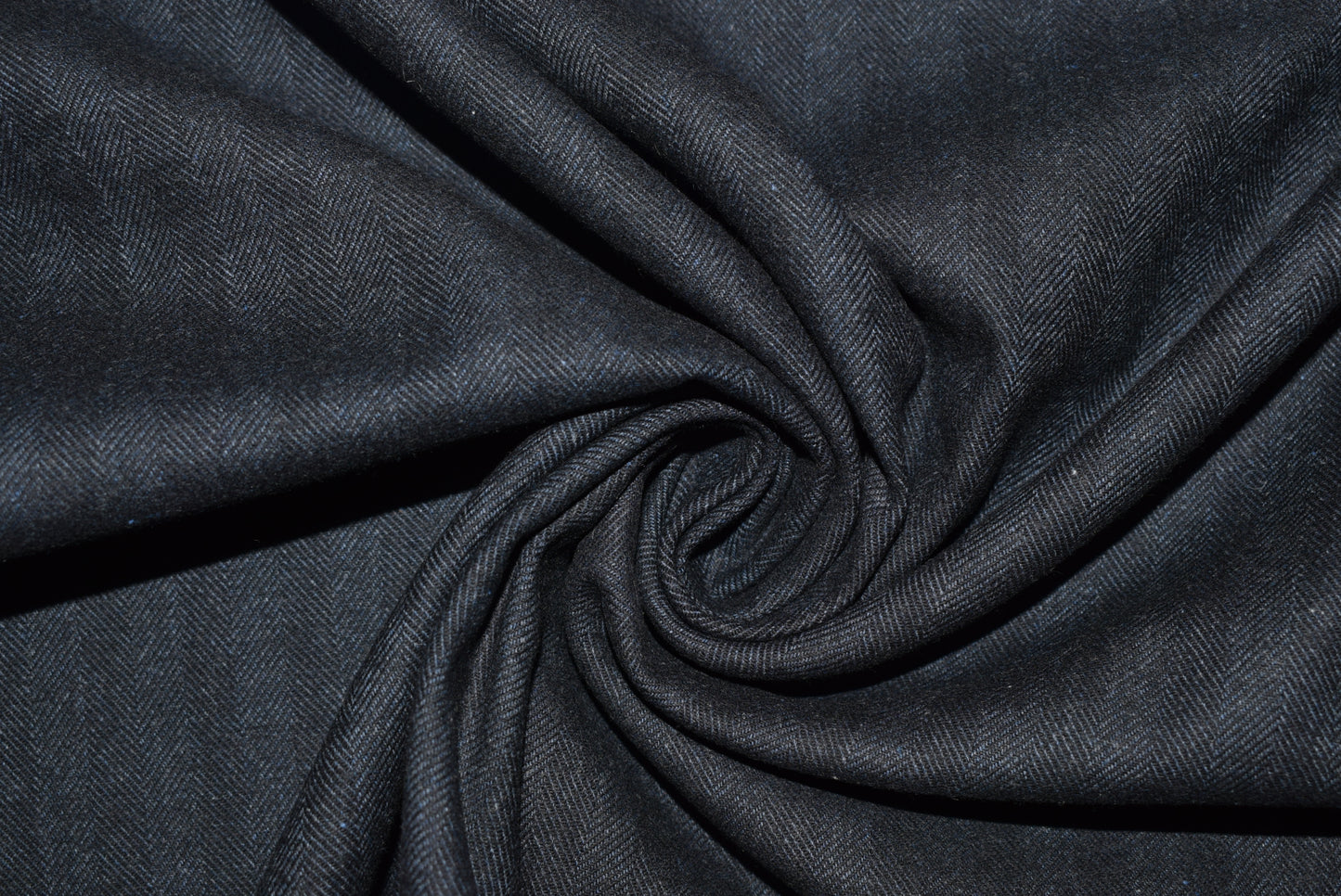 Grey/Blue Herringbone