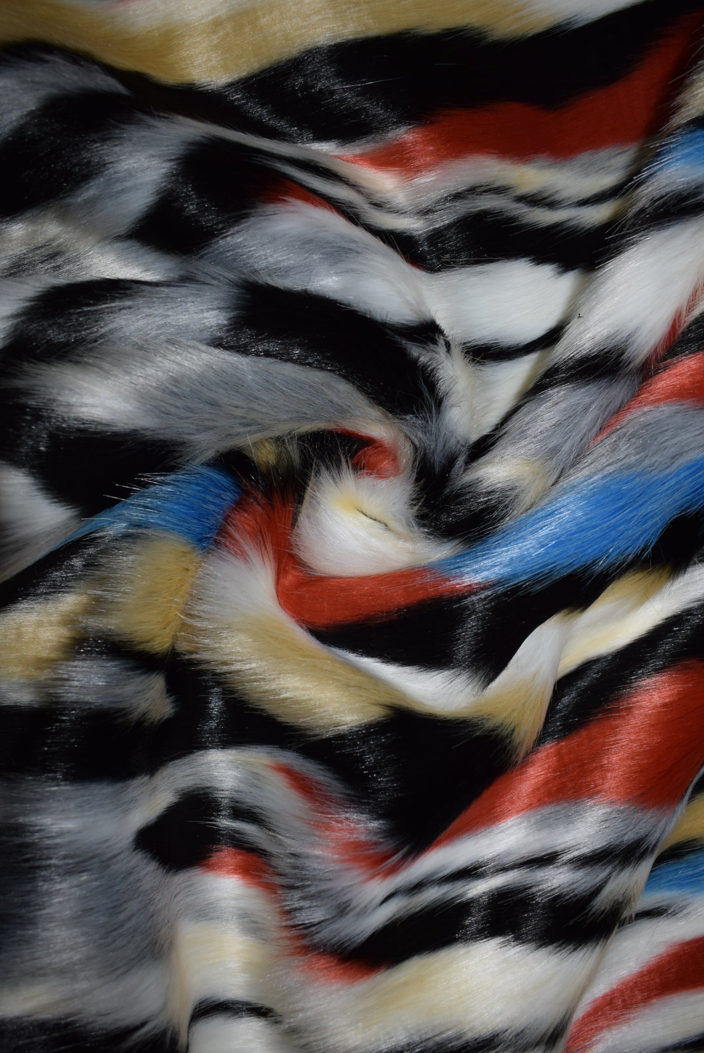 Multi Ripple Premium Faux Fur