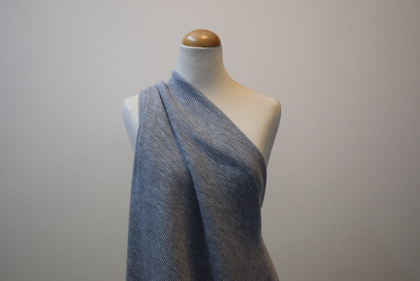 Marl Grey Rib Jersey
