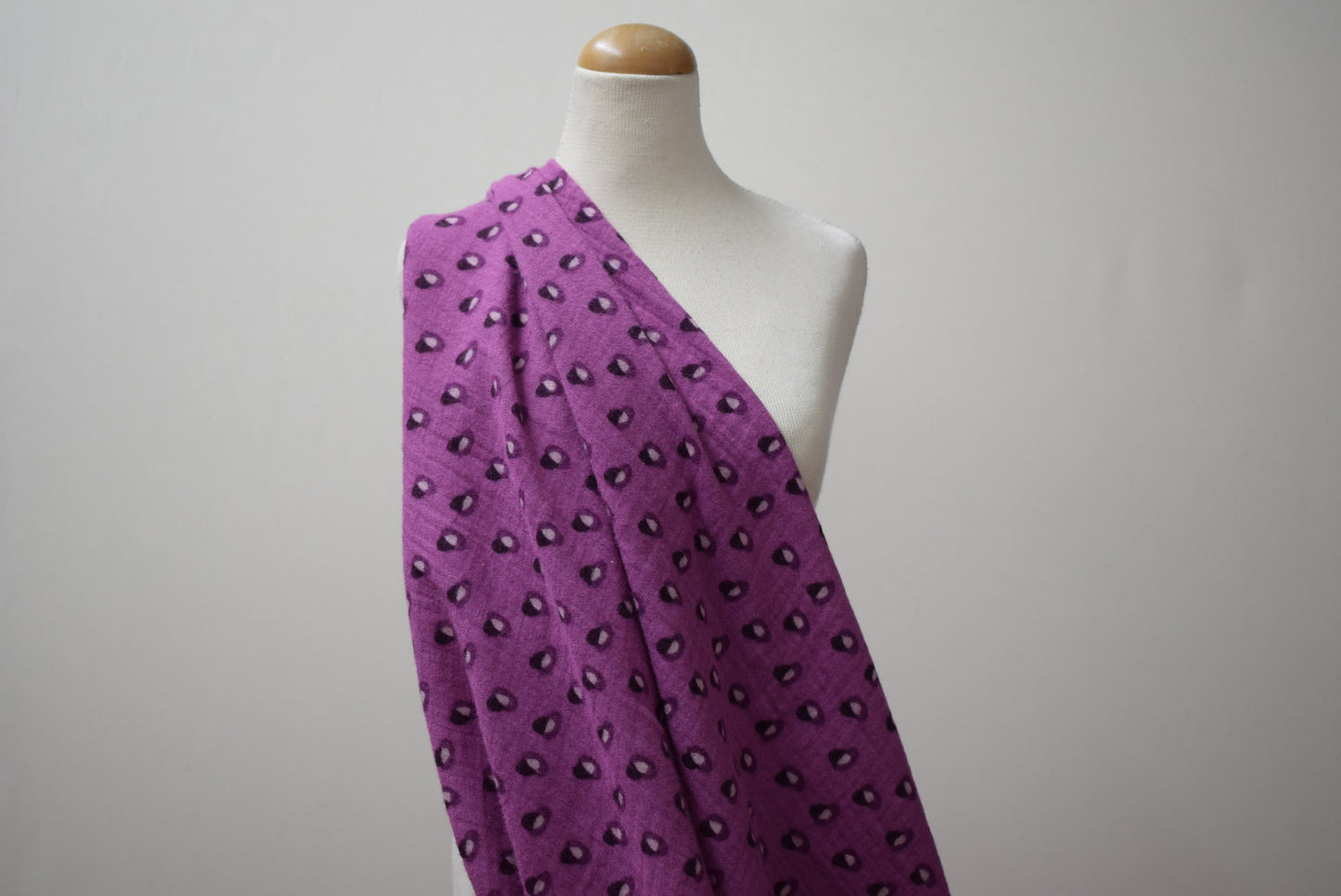 Mulberry Double-Cloth Print