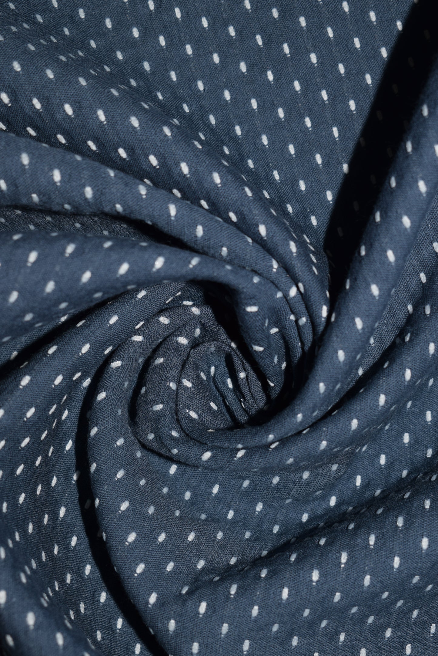 Saxe Blue 'Sashiko Weave'