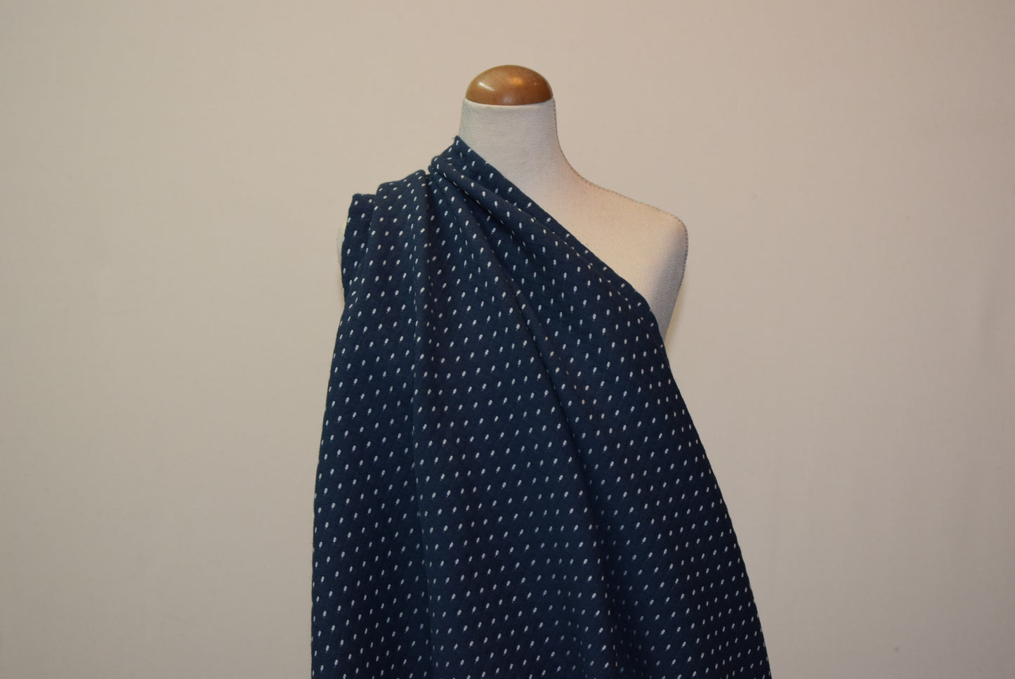 Saxe Blue 'Sashiko Weave'
