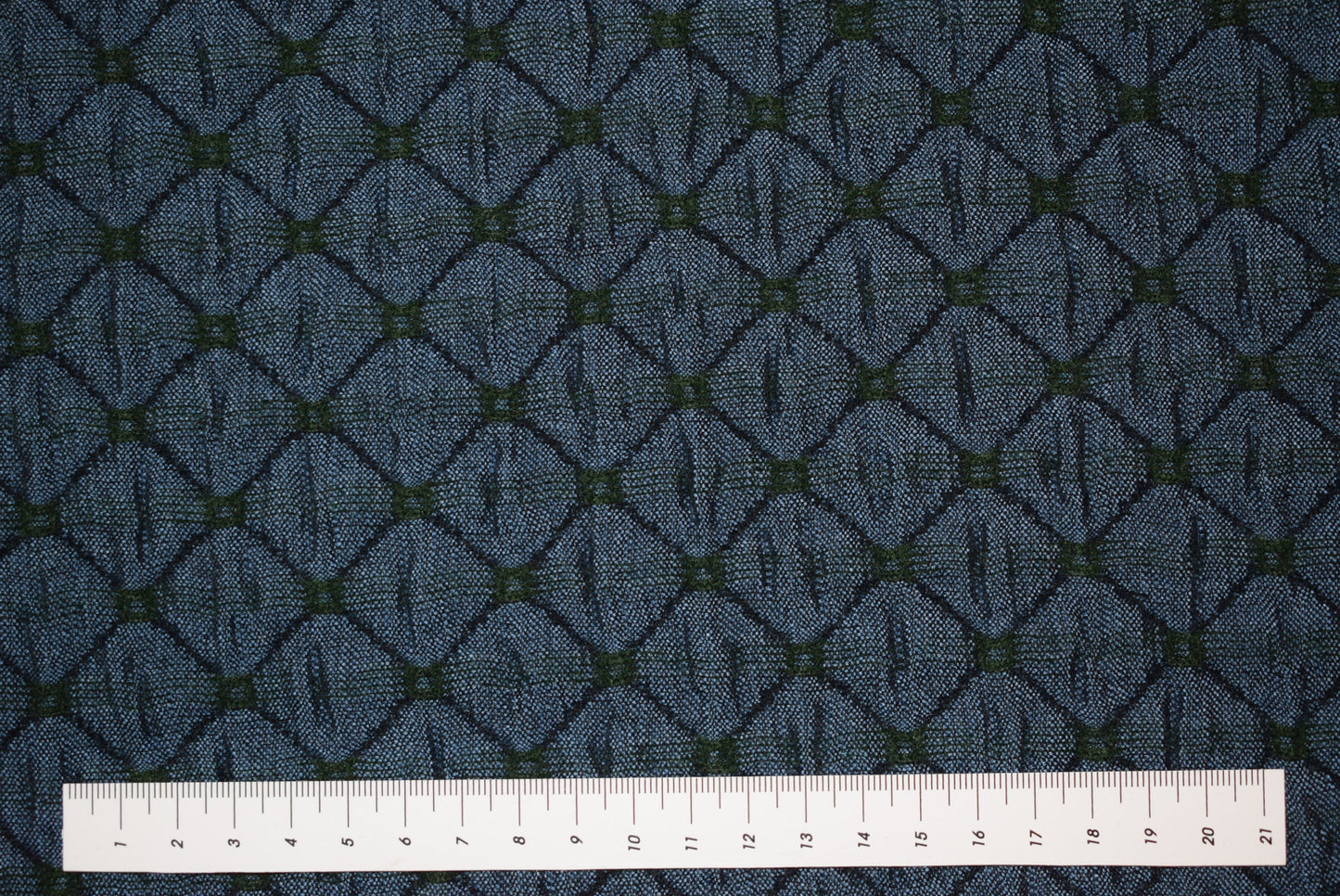 Denim Blue Quilted Effect