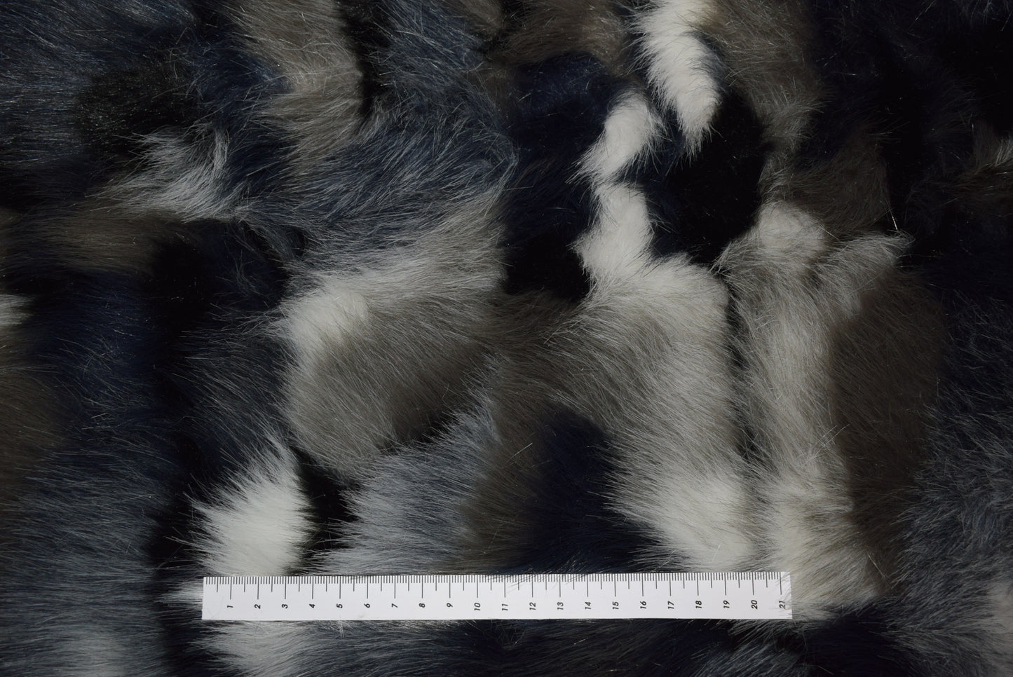 Luxury Faux Fur - Blue/Grey/ White/Black